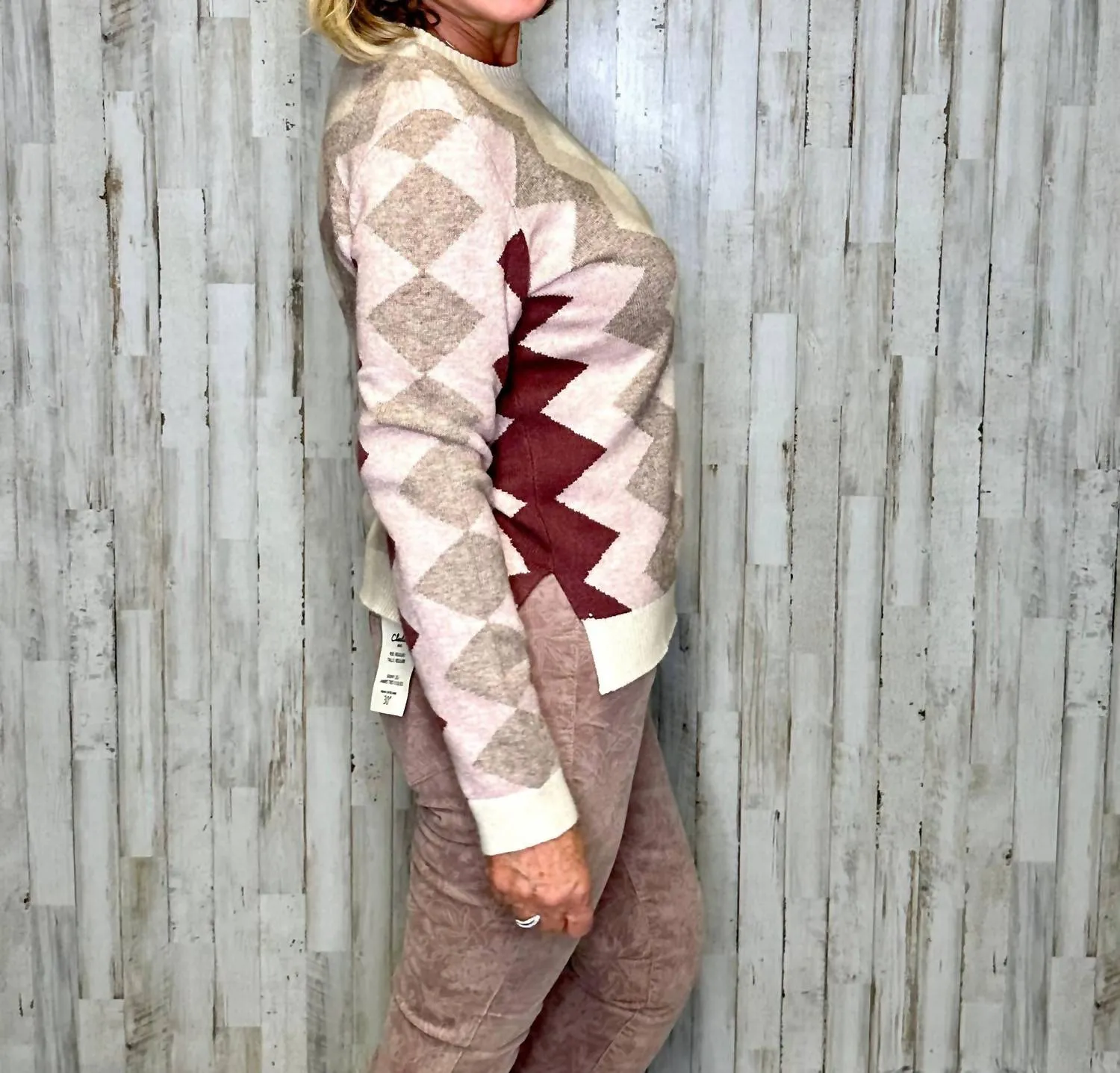 Pull Anastasia Zig Zag en poudre