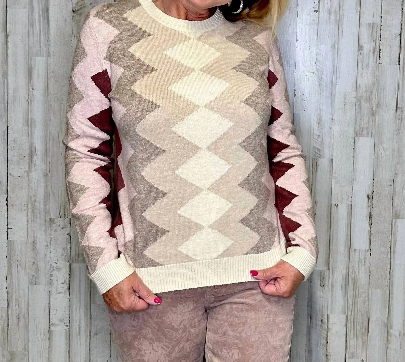 Pull Anastasia Zig Zag en poudre