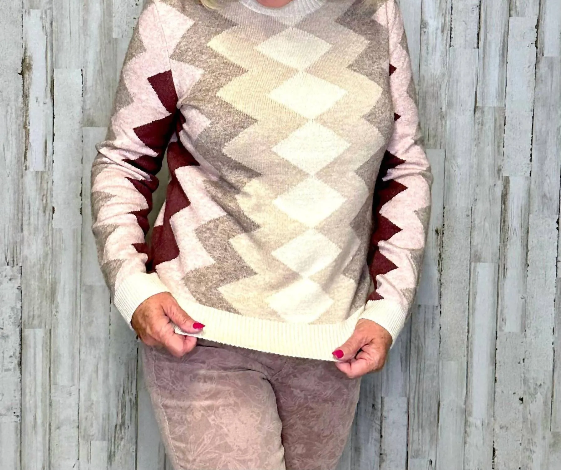 Pull Anastasia Zig Zag en poudre