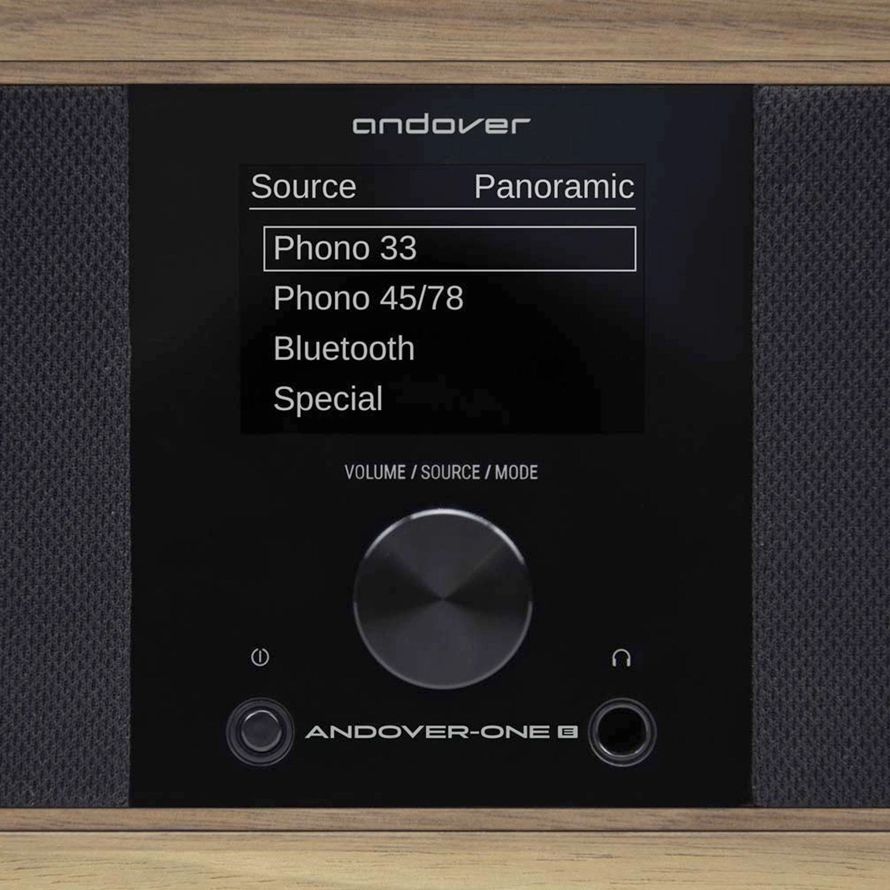 Andover Audio: Andover-One E Turntable Music System w/ Songbird - Walnut (Open Box Special)