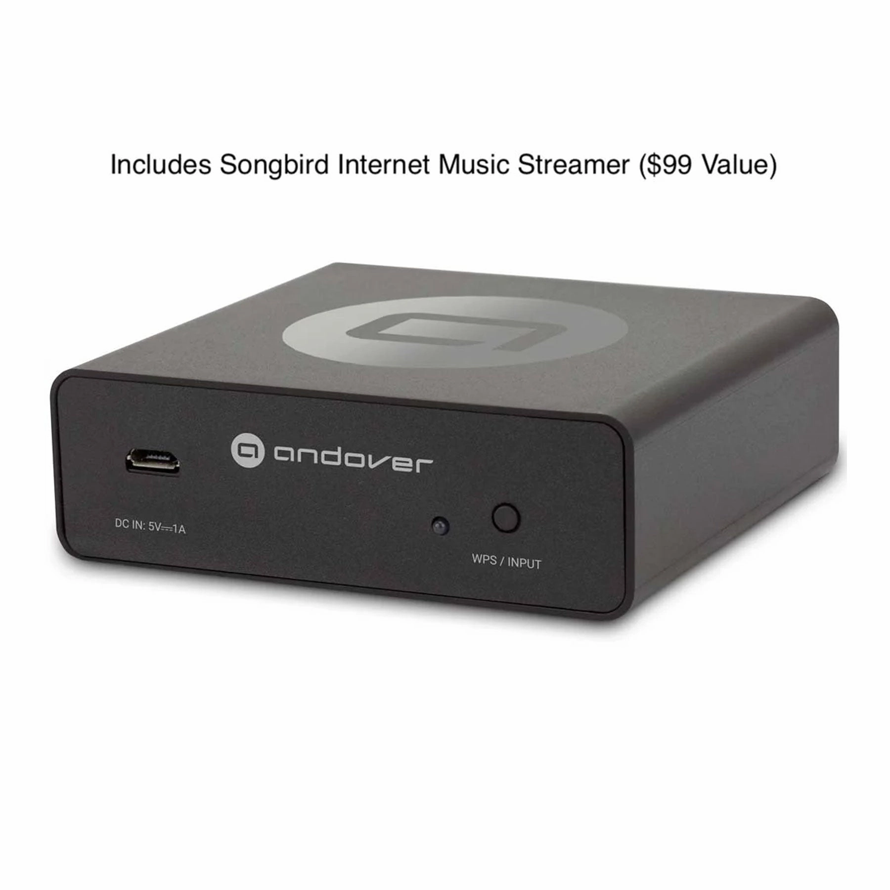 Andover Audio: Andover-One E Turntable Music System w/ Songbird - Walnut (Open Box Special)