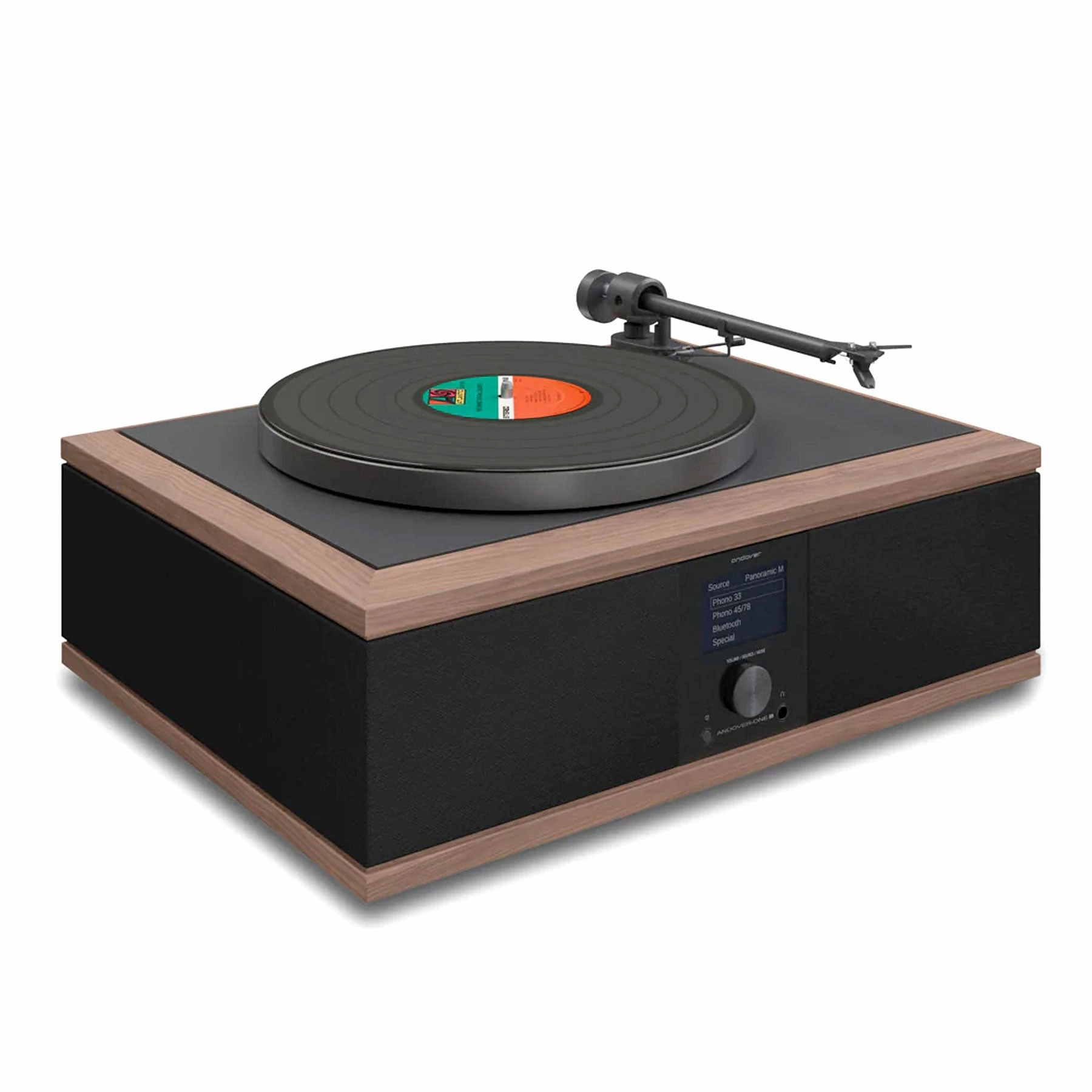 Andover Audio: Andover-One E Turntable Music System w/ Songbird - Walnut (Open Box Special)