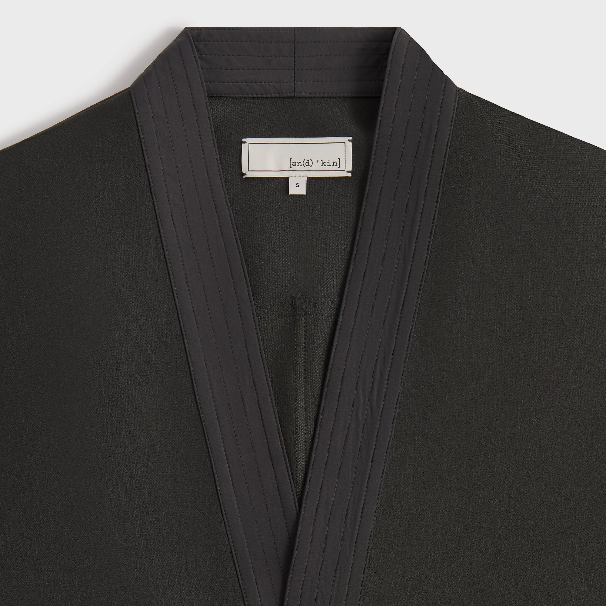 &Kin Double Weave Karter Gi - Black Anti Stretch
