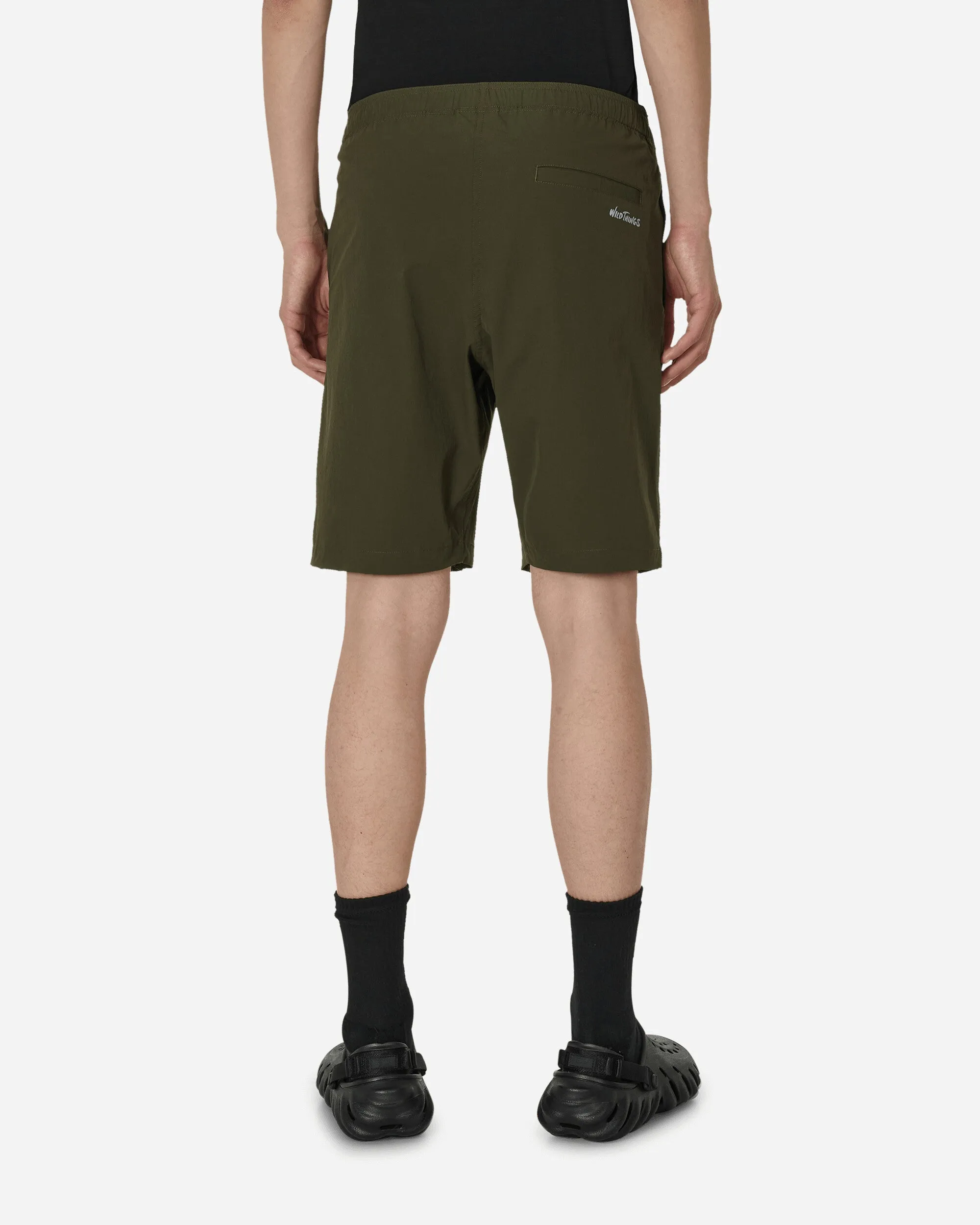 Base Shorts Olive Comfortable Stretchablebanding Comfortable Solution