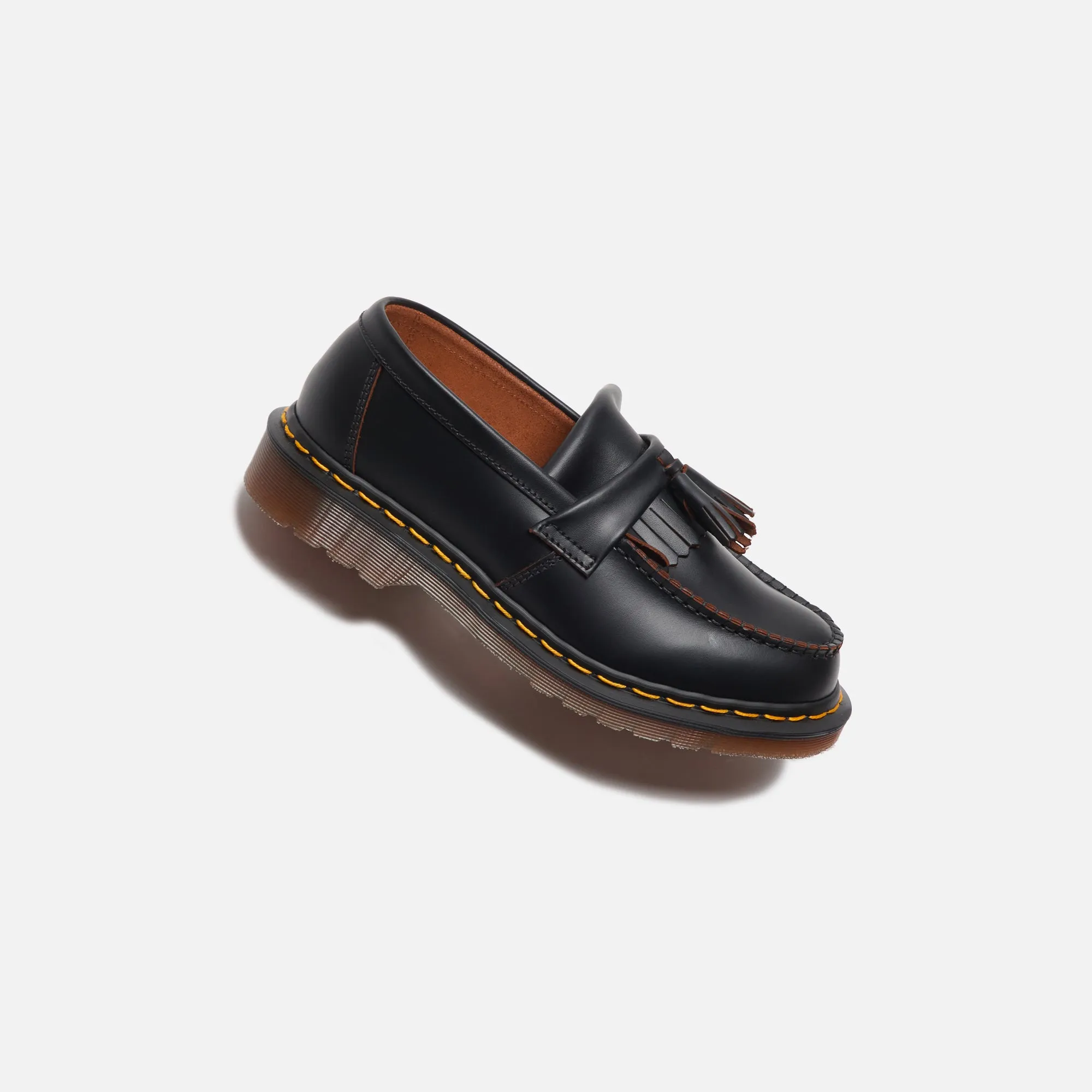 Dr. Martens Vintage Adrian Tassel Loafers - Black Removable Insoles Comfort