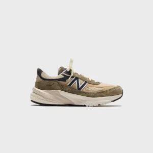 New Balance Made In Usa 990V6 - Dark Camo / Incense / Natural Indigo Arch Support System Design Wind Resistant