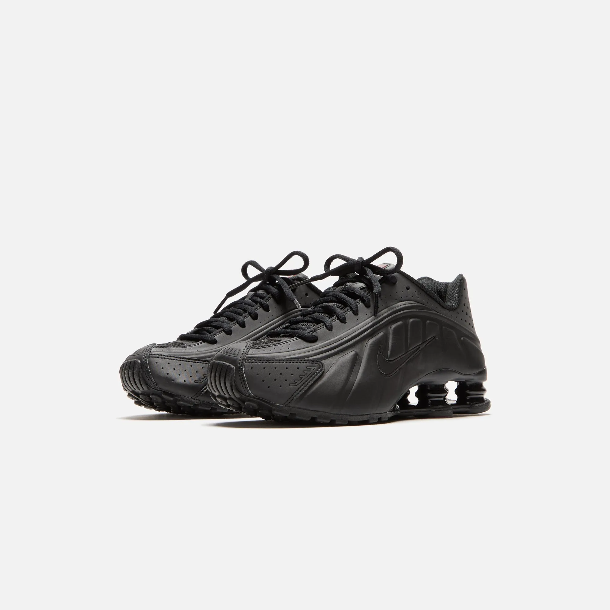 Nike Wmns Shox R4 - Black / Black / Max Orange Shock Absorbing Quality Level Durable Feature Upgrade