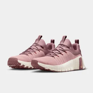 Nike - Free Metcon 6 Women'S Training Shoe - Particle Pink/Mtlc Rose Gold-Pale Ivory Strong And Abrasion Resistant Elastic Crystal