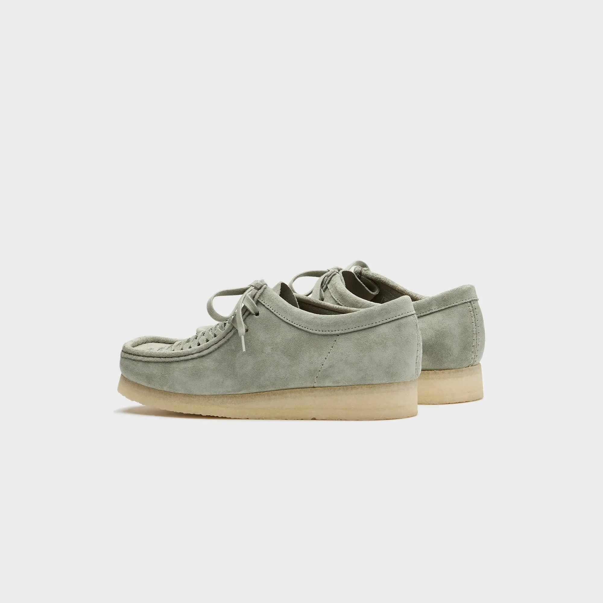 Clarks Wallabee Weave - Sage Suede Agility Feature Upgrade