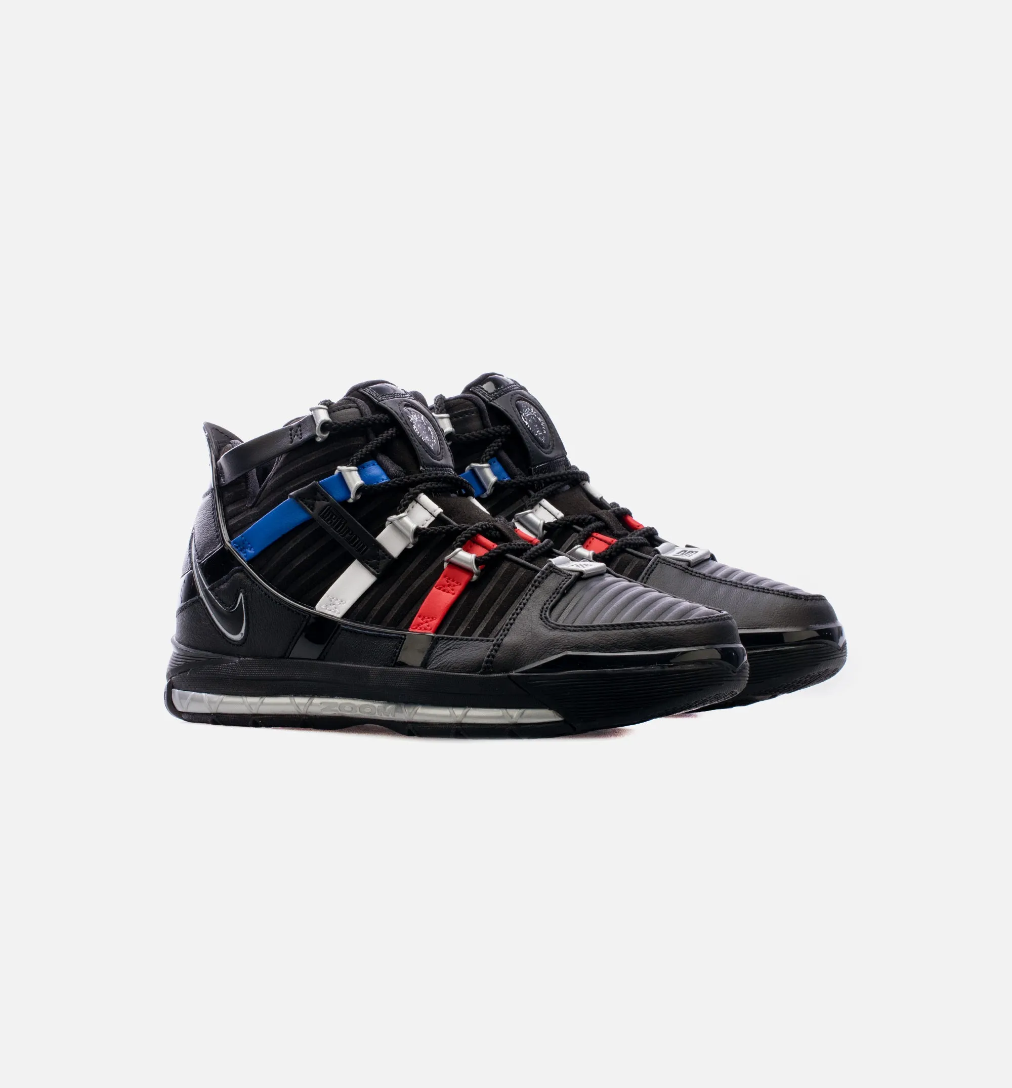 Zoom Lebron 3 Barbershop Mens Basketball Shoe - Black Free Shipping Comfortable Faux Nutria Breathable Fabrication Design Design