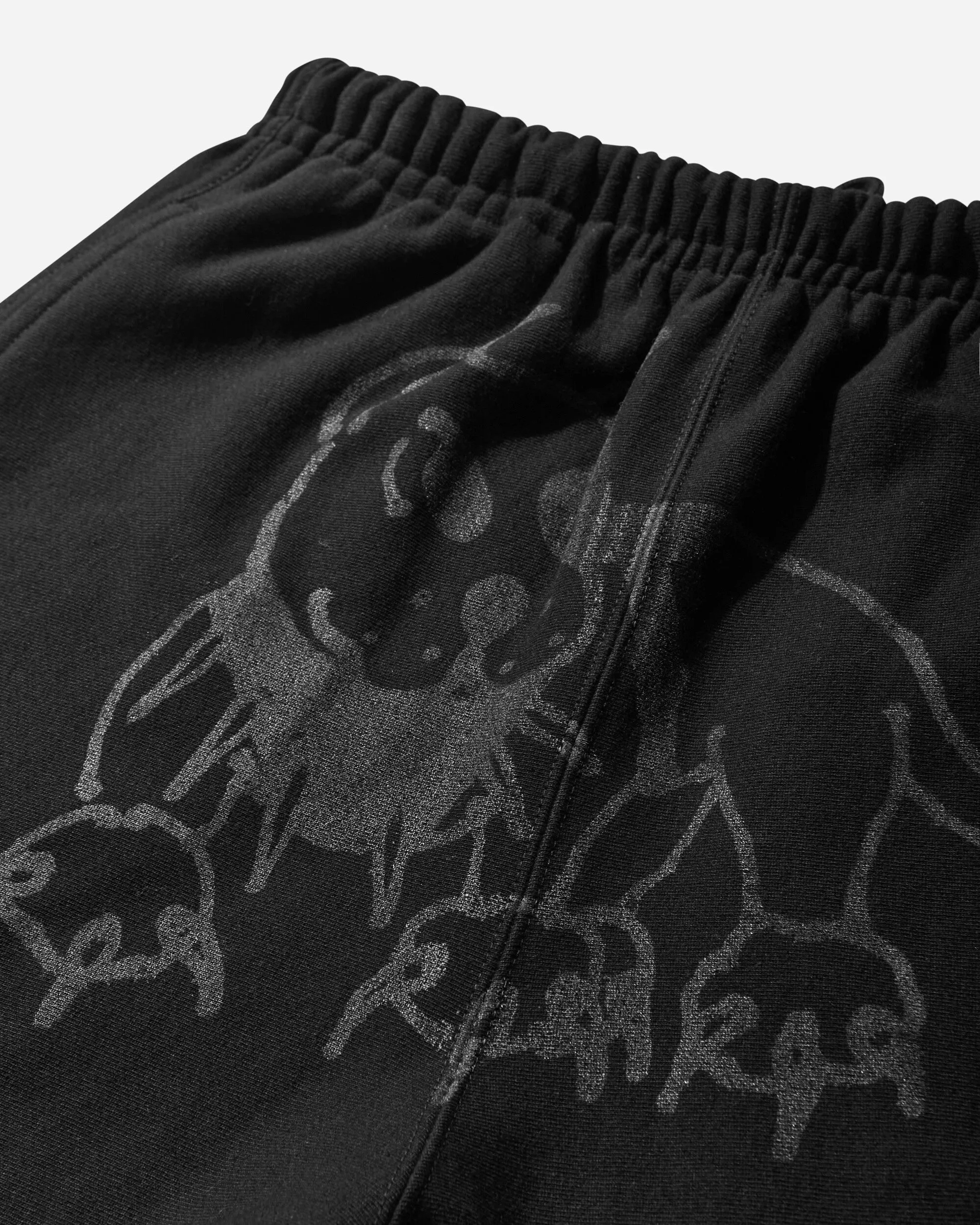 Men'S Reflective Guard Sweatpants Black Screen - Printing Method High Quality Materials