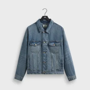 Fedora Socks Durable Webbing Kith Centre Denim Jacket - Dark Indigo