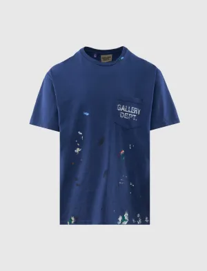 Vintage Logo Painted Tee Upper Shrugging