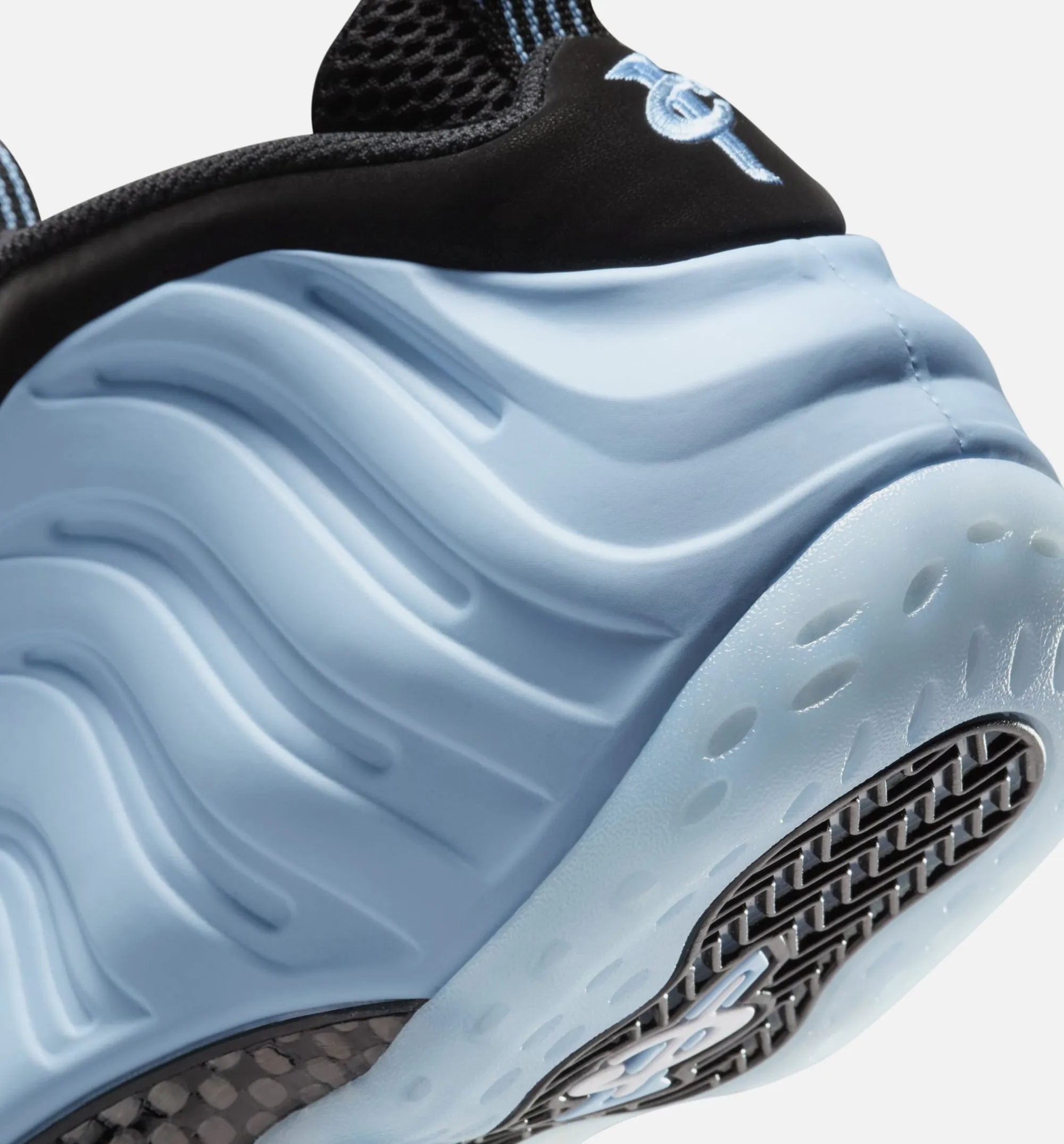 Slip-On Fabric Multi Density Foam Air Foamposite One Psychic Blue Mens Lifestyle Shoe - Psychic Blue/Black