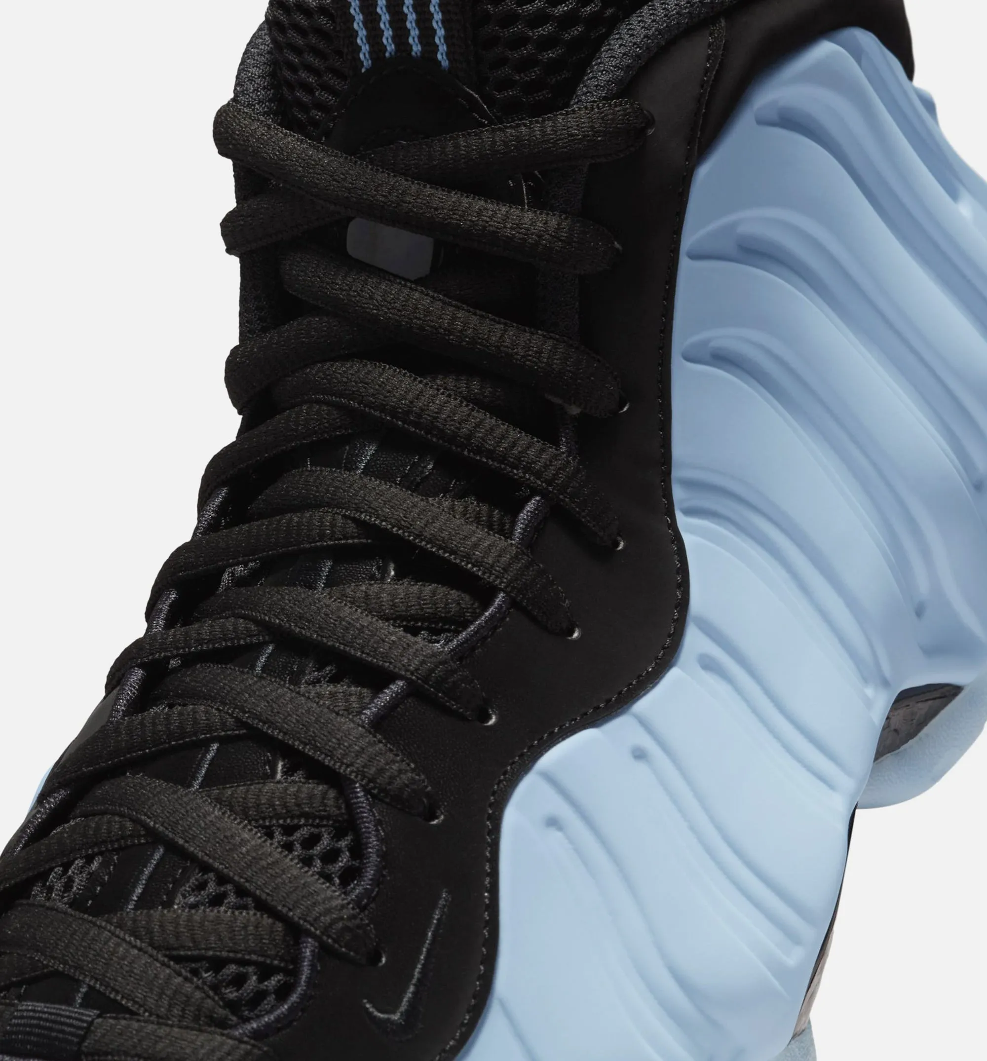 Air Foamposite One Psychic Blue Mens Lifestyle Shoe - Psychic Blue/Black Cross Training Style Design Comfortable Fit Shoe Sensation