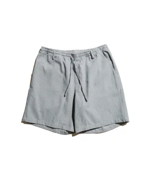 Brand Screen Printing Signature Feature Bather Mist Denim Leisure Short