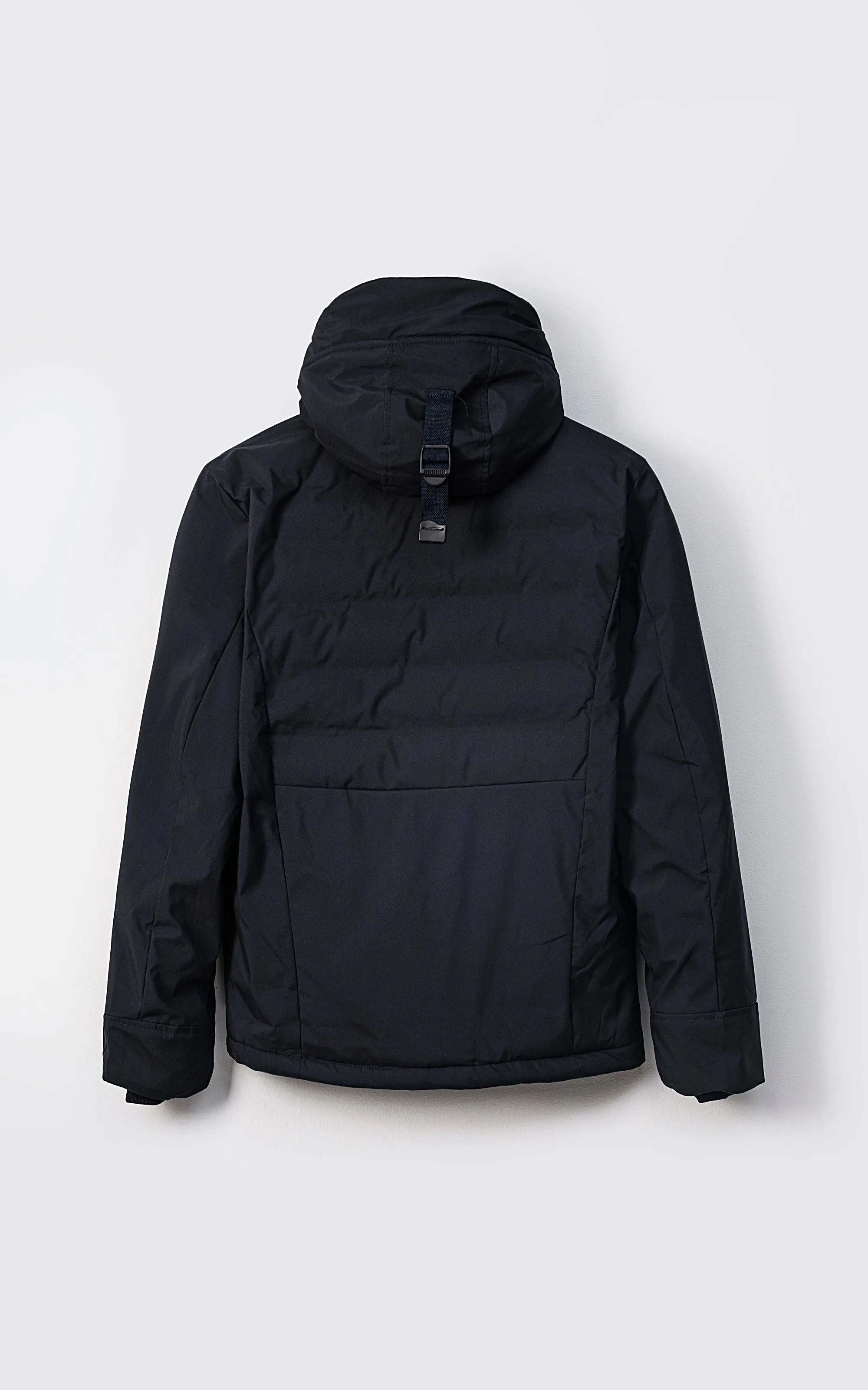 Gel - Filled Slippers Parka Jacket Full Sleeve Navy