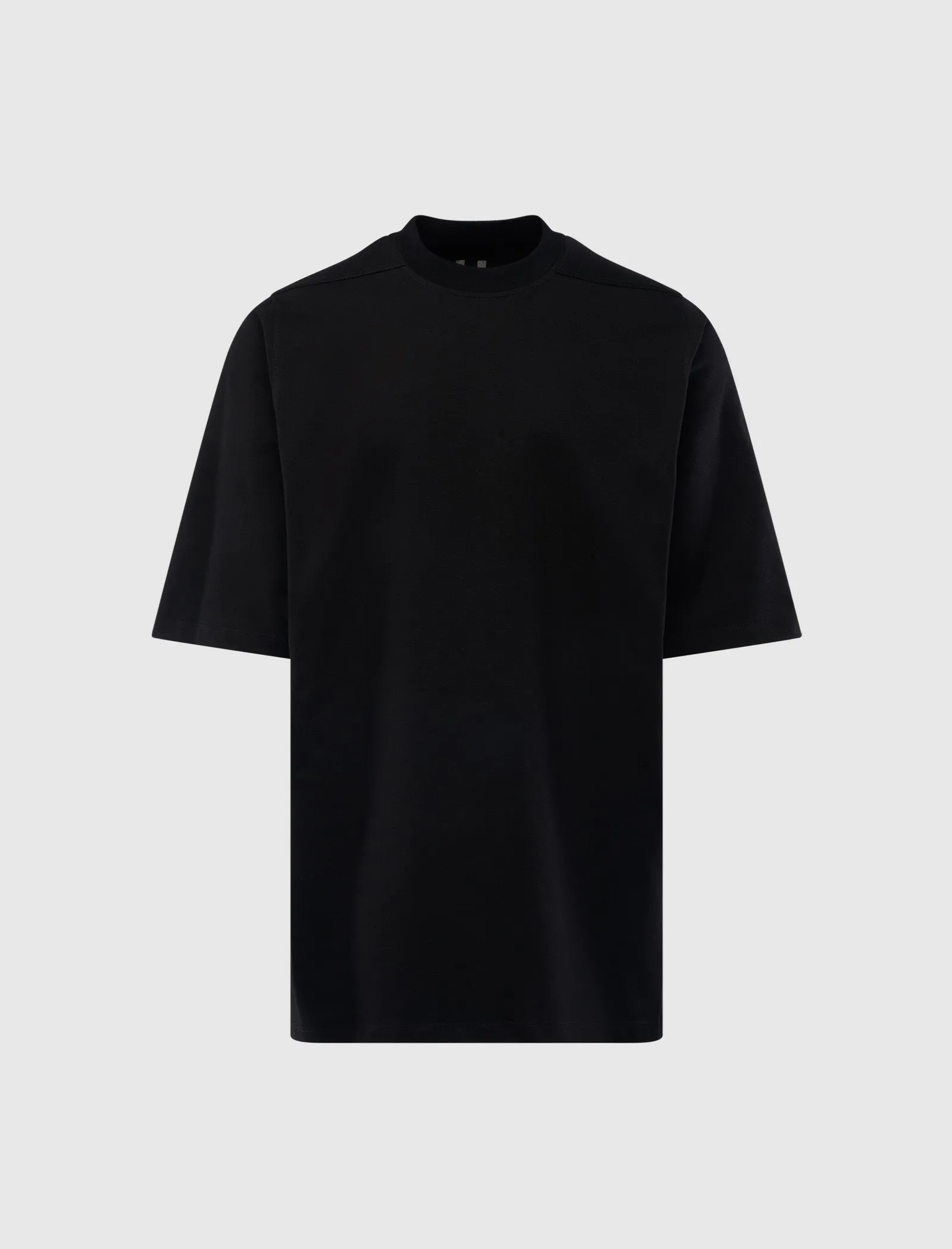 Flat Hem Round Neck Jumbo Tee