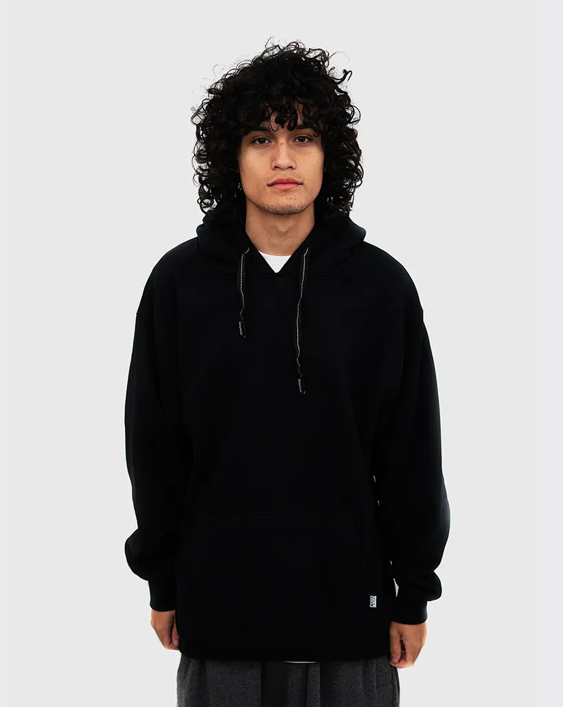 Pro Club Heavyweight Hoodie - Black Embellished Cuff Artistic History