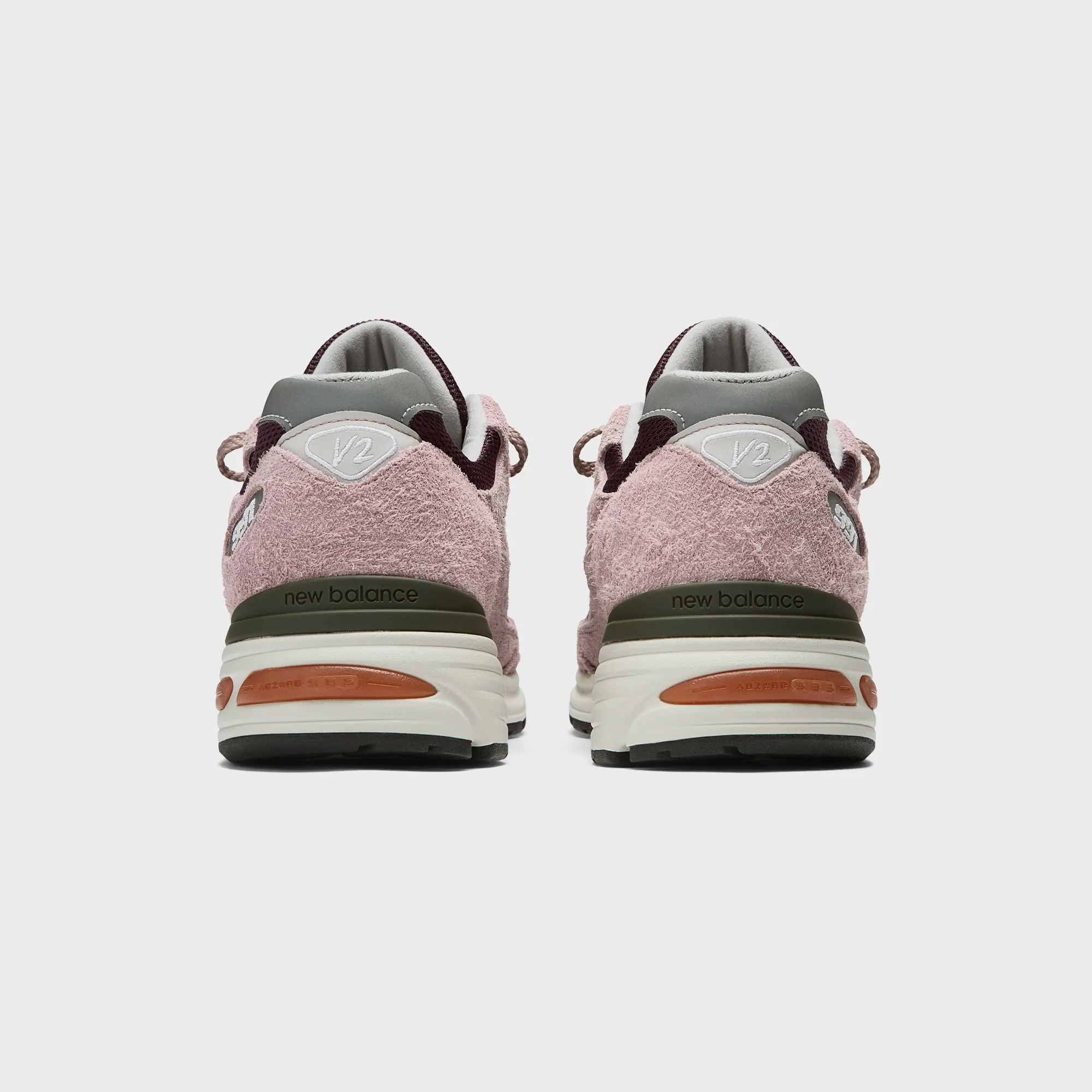 Comfortable Step In Glitter Hem New Balance Made In Uk 991V2 - Deauville Mauve / Fig / Oyster Mushroom