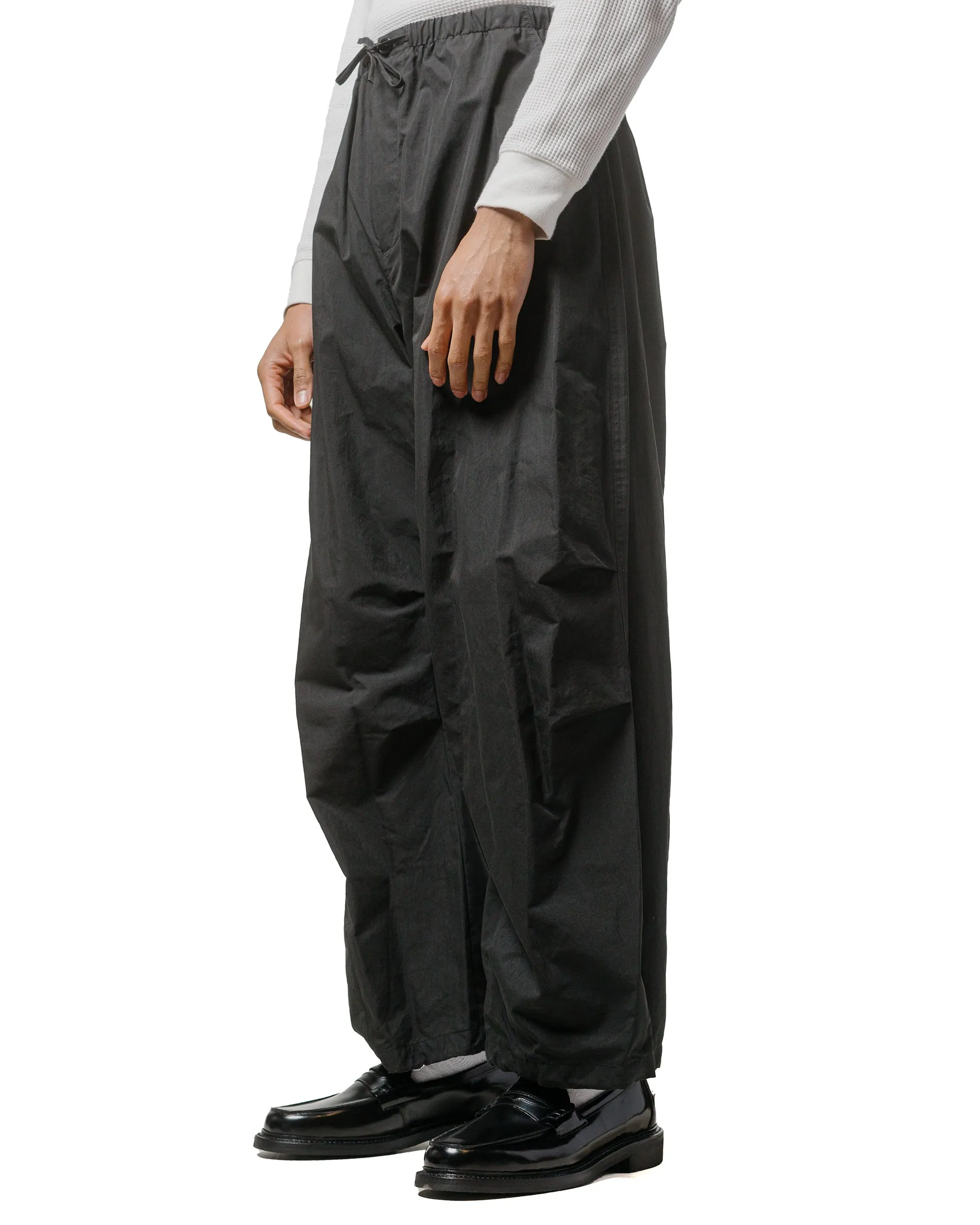 Amomento Drawstring Wide Fatigue Pants Black Environment