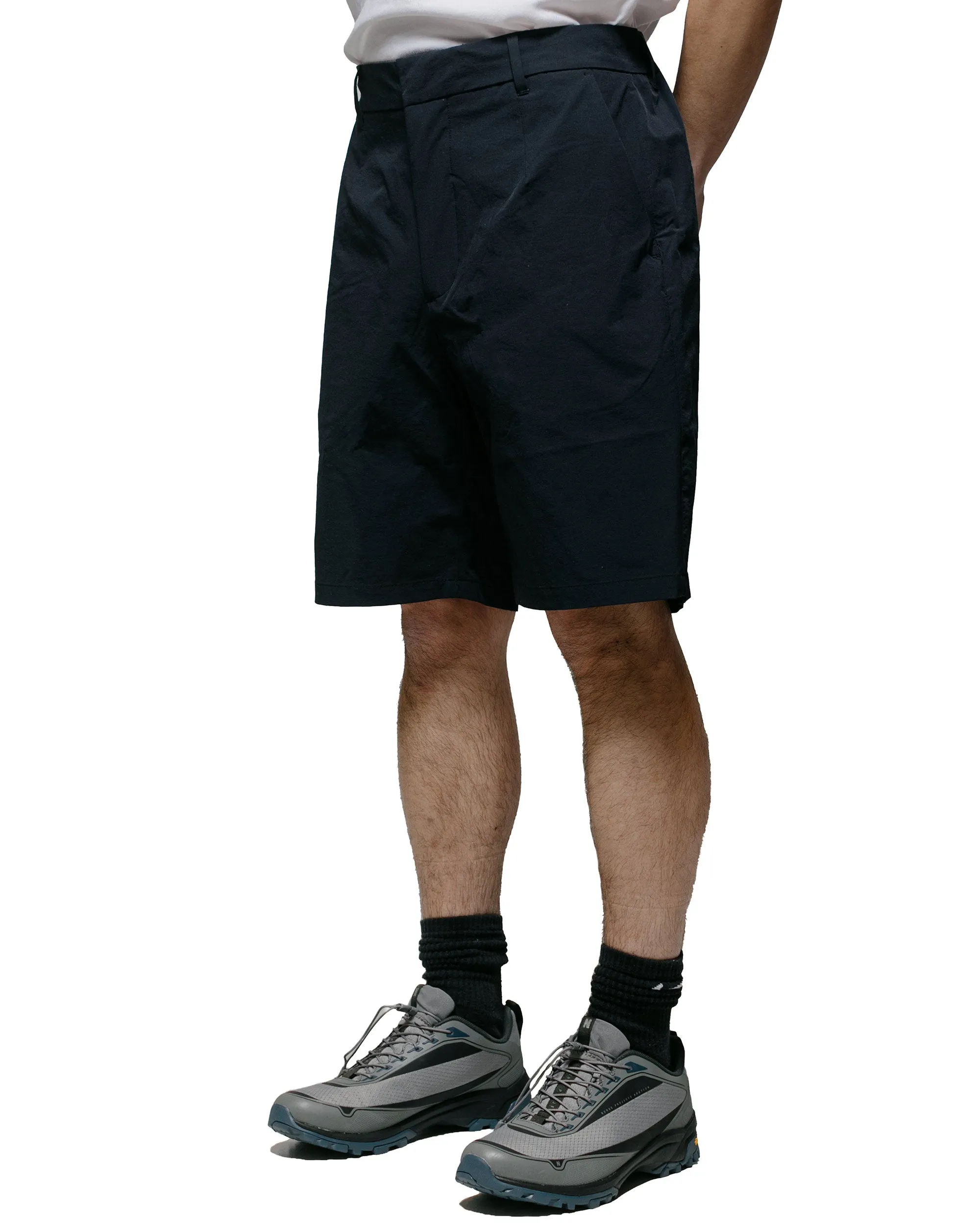 Norse Projects Aaren Travel Light Short Dark Navy Anti-Fake Loyalty Marketing Barcode