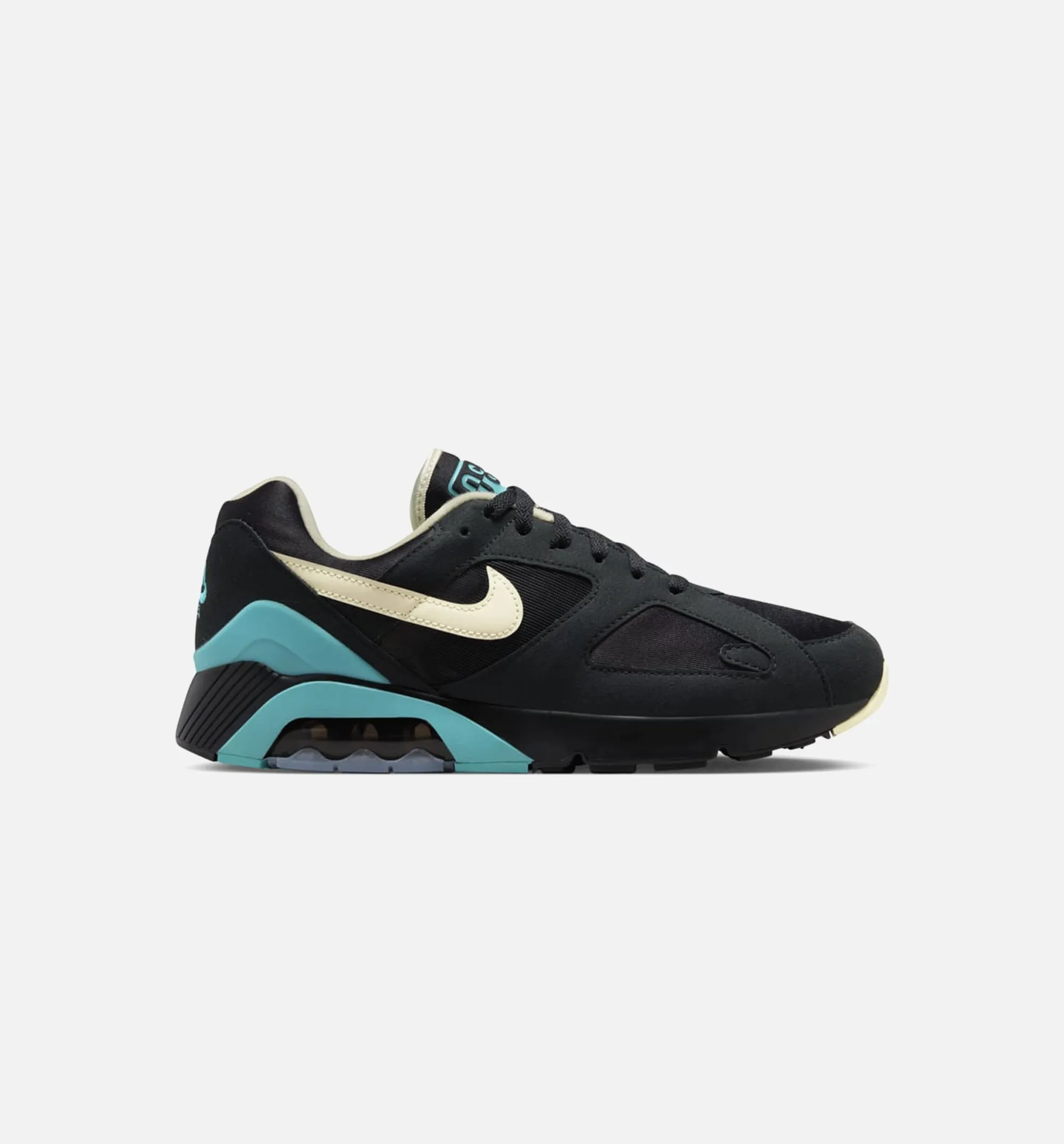 ComfortPaddingFeature Comfortable Turnabilityability Air Max 180 Black And Dusty Cactus Mens Lifestyle Shoe - Black/Dusty Cactus/Alabaster