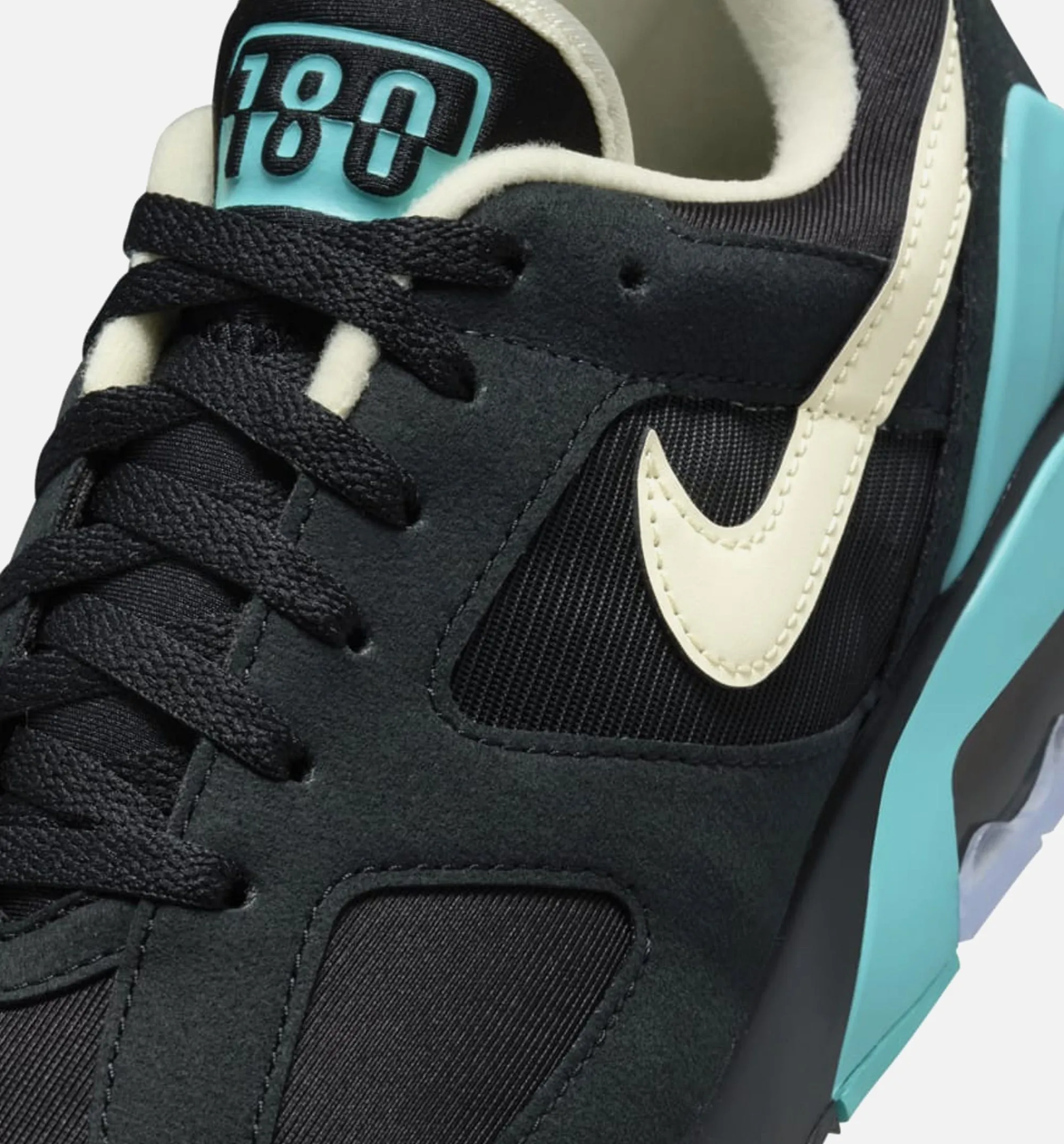 Velcro Closure Concept Comfort Efficiency Improvement Evaluation Air Max 180 Black And Dusty Cactus Mens Lifestyle Shoe - Black/Dusty Cactus/Alabaster