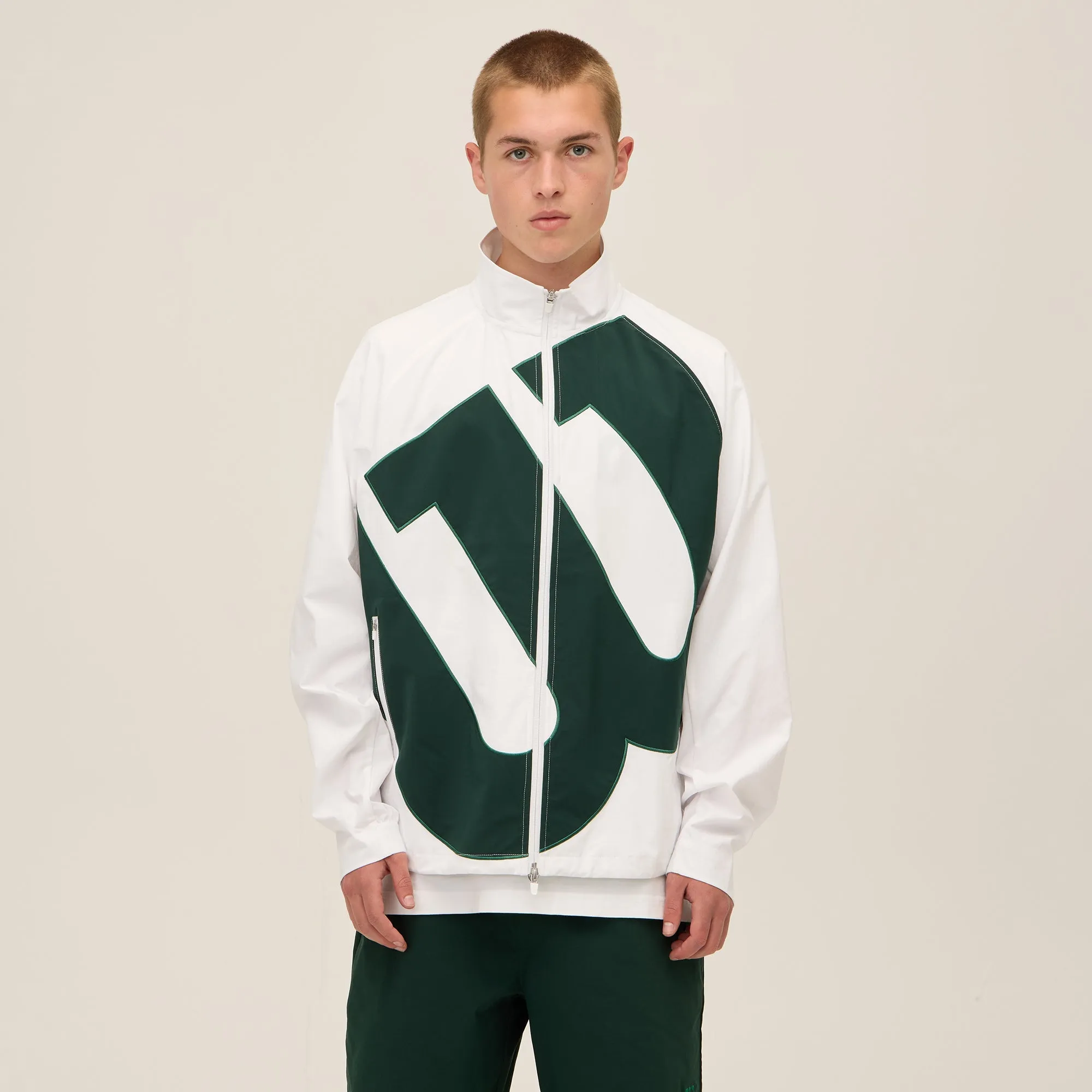 Knit Feature Kith For Wilson Track Jacket - White