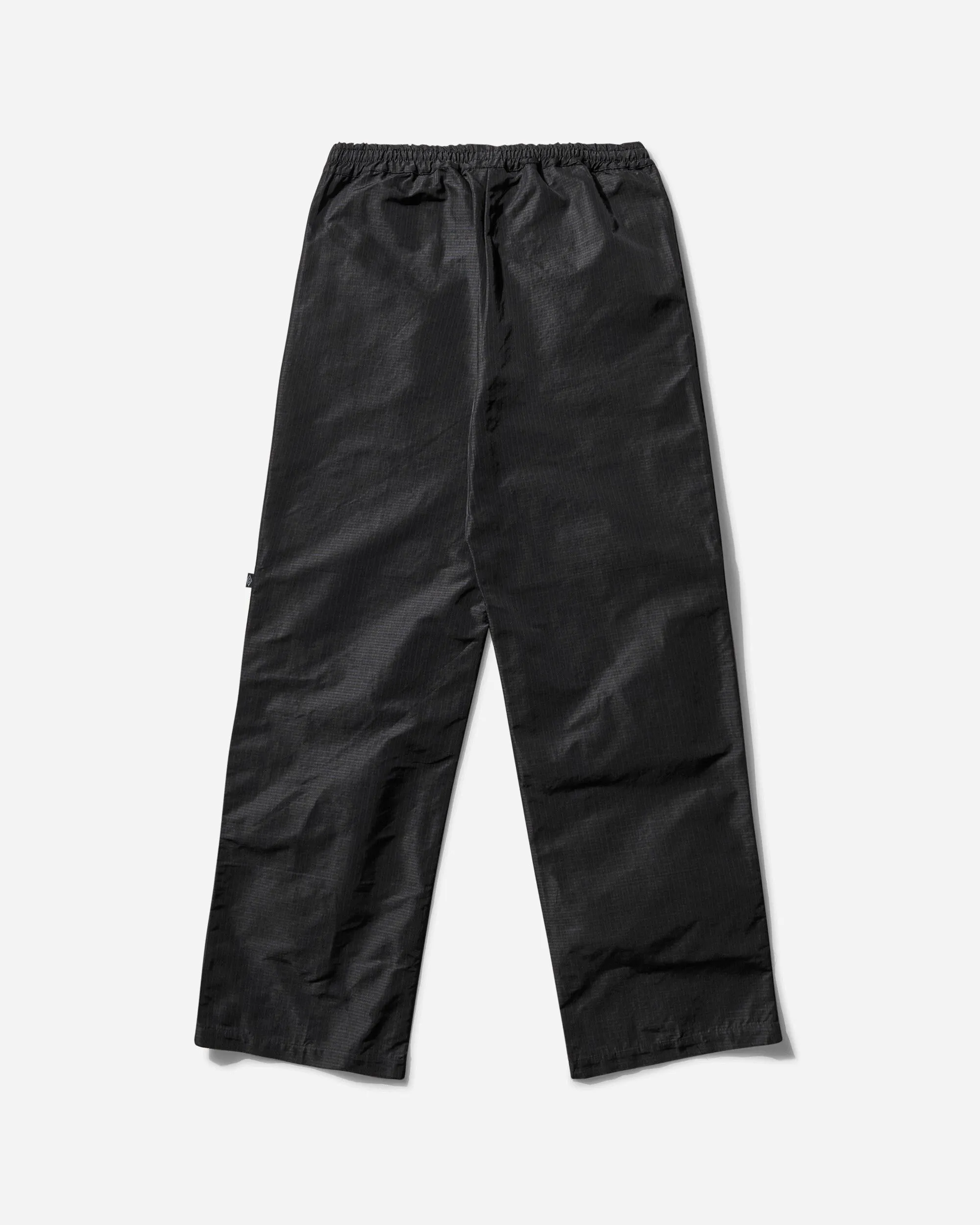 Men'S Check Track Pants Navy / Dark Brown Tree Shape High Waist Layer