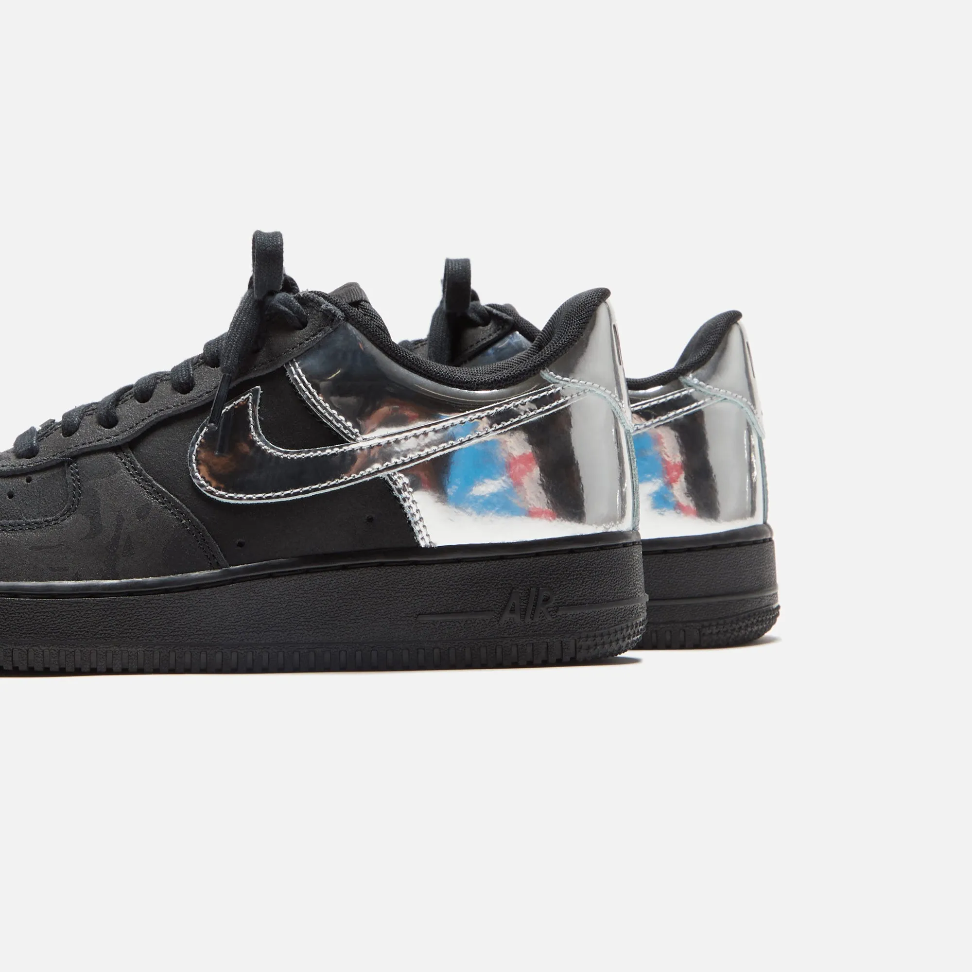DeliveryTime PUInsoleInsert Nike Air Force 1 - Black / Metallic Silver