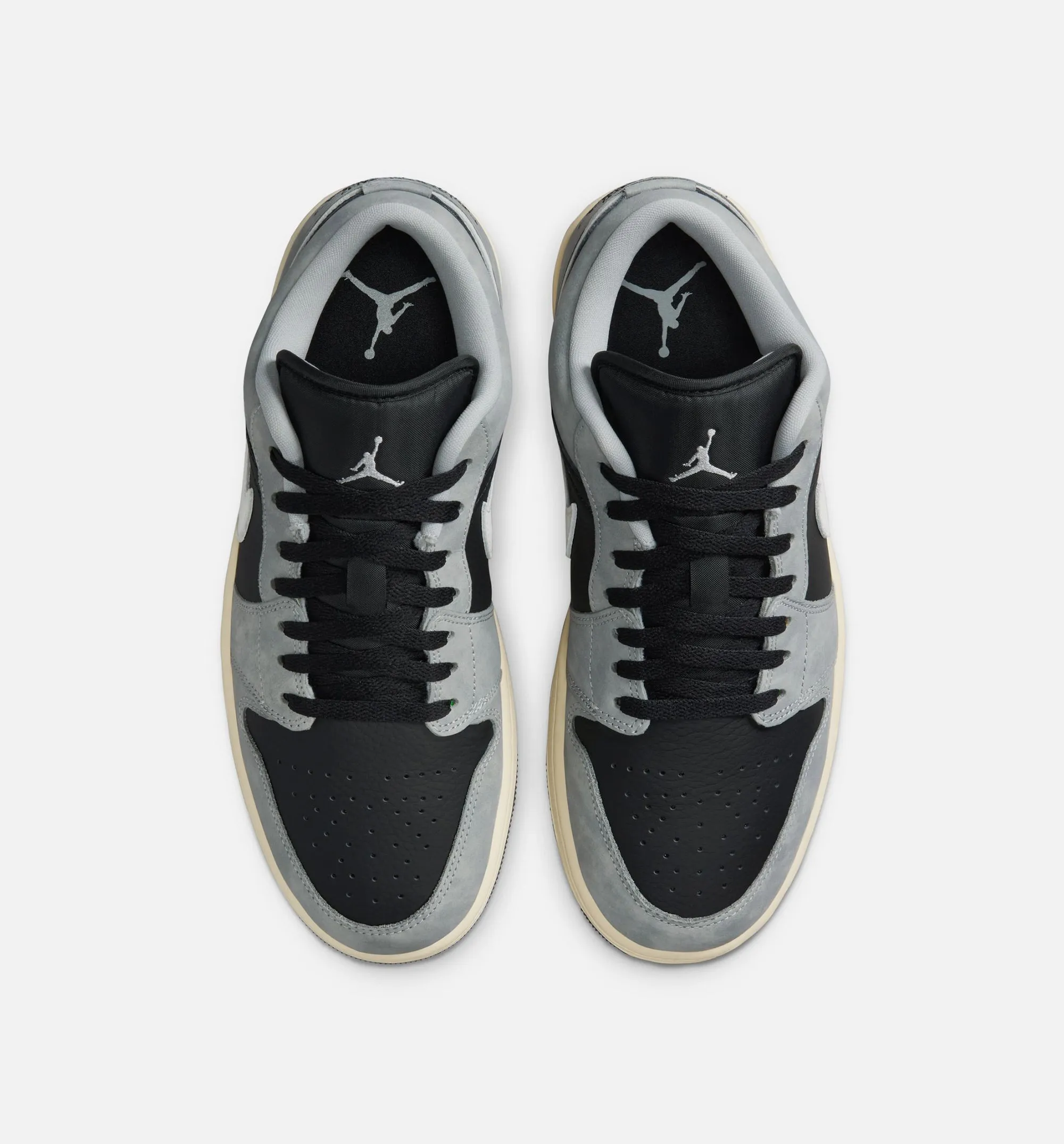 Padded Collar Edge Treatment Comfortable Texture Air Jordan 1 Low Se Mens Lifestyle Shoe -  Light Smoke Grey/White/Off Noir
