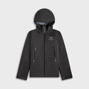 Stretchable Edges Design Chic Look Arc'Teryx Beta Ar Jacket - Black