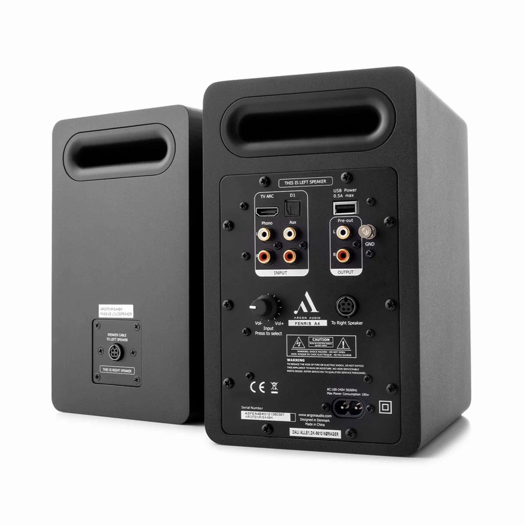 Argon FENRIS A4 Active Bookshelf Speakers