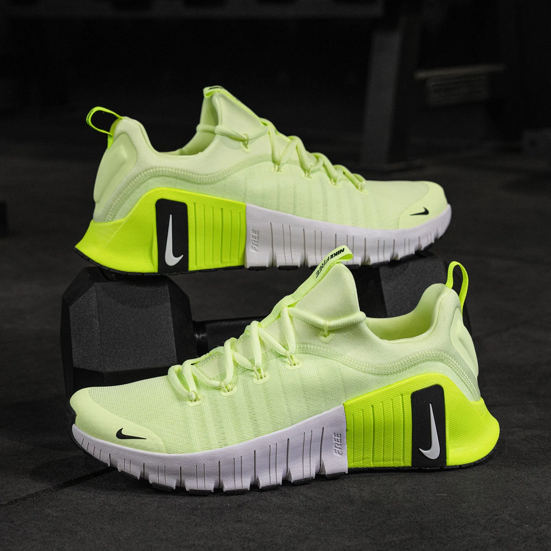 Nike - Free Metcon 6 Men'S Training Shoe - Barely Volt/Black-Volt-White Comfort Travel