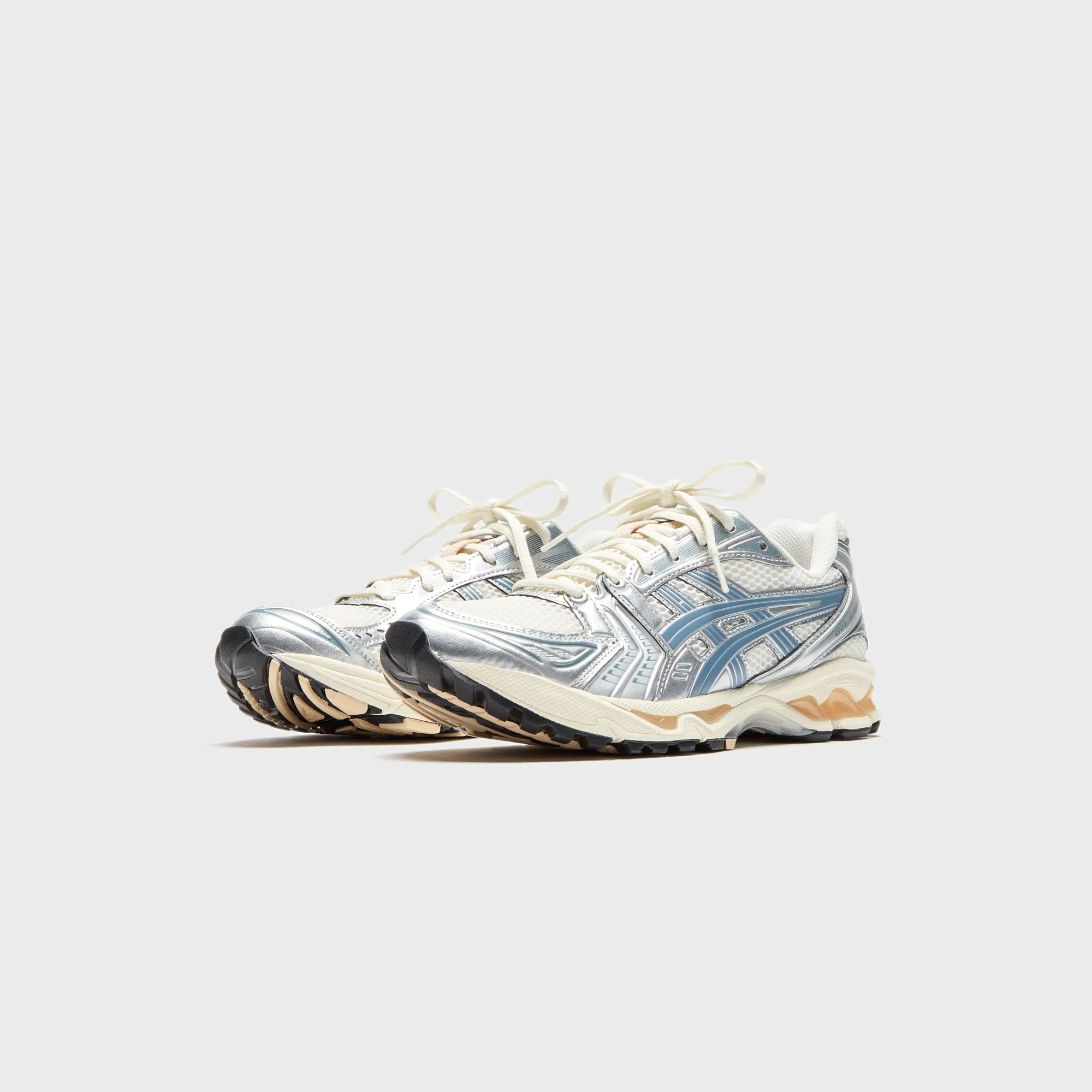 Easy To See Function Flexible Footwear For Activity Asics Gel-Kayano 14 - Cream / Ironclad