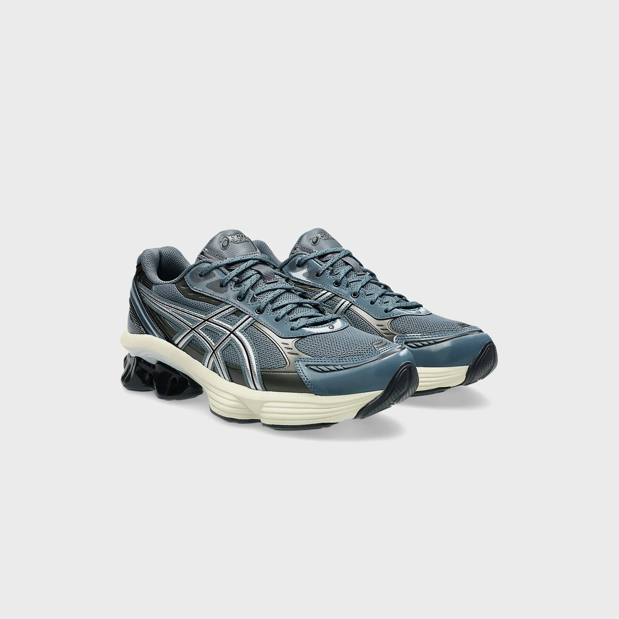 Heat-Sealed Seams Anti-Fading Asics Gel-Kinetic Fluent - Carrier Grey / Pure Silver