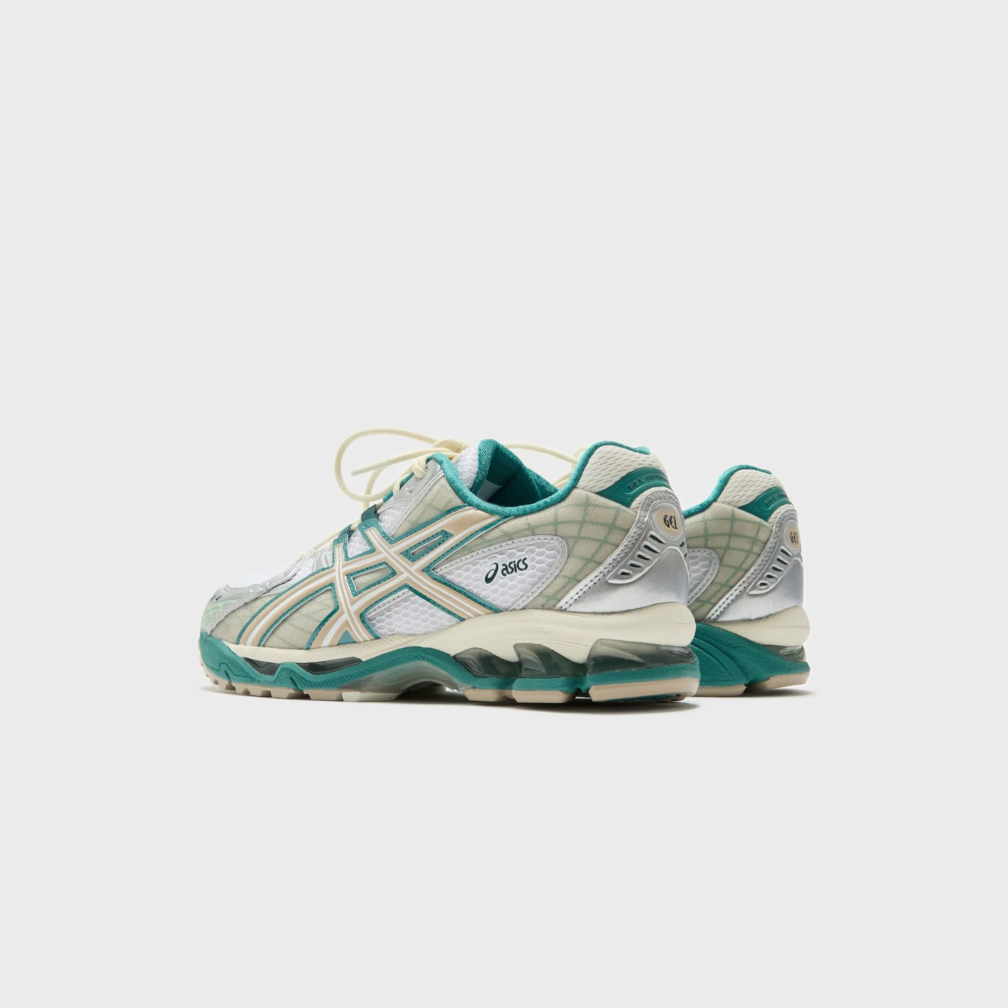 Asics Gel-Nimbus 10.1 - White / Rainy Lake Poplin Trim