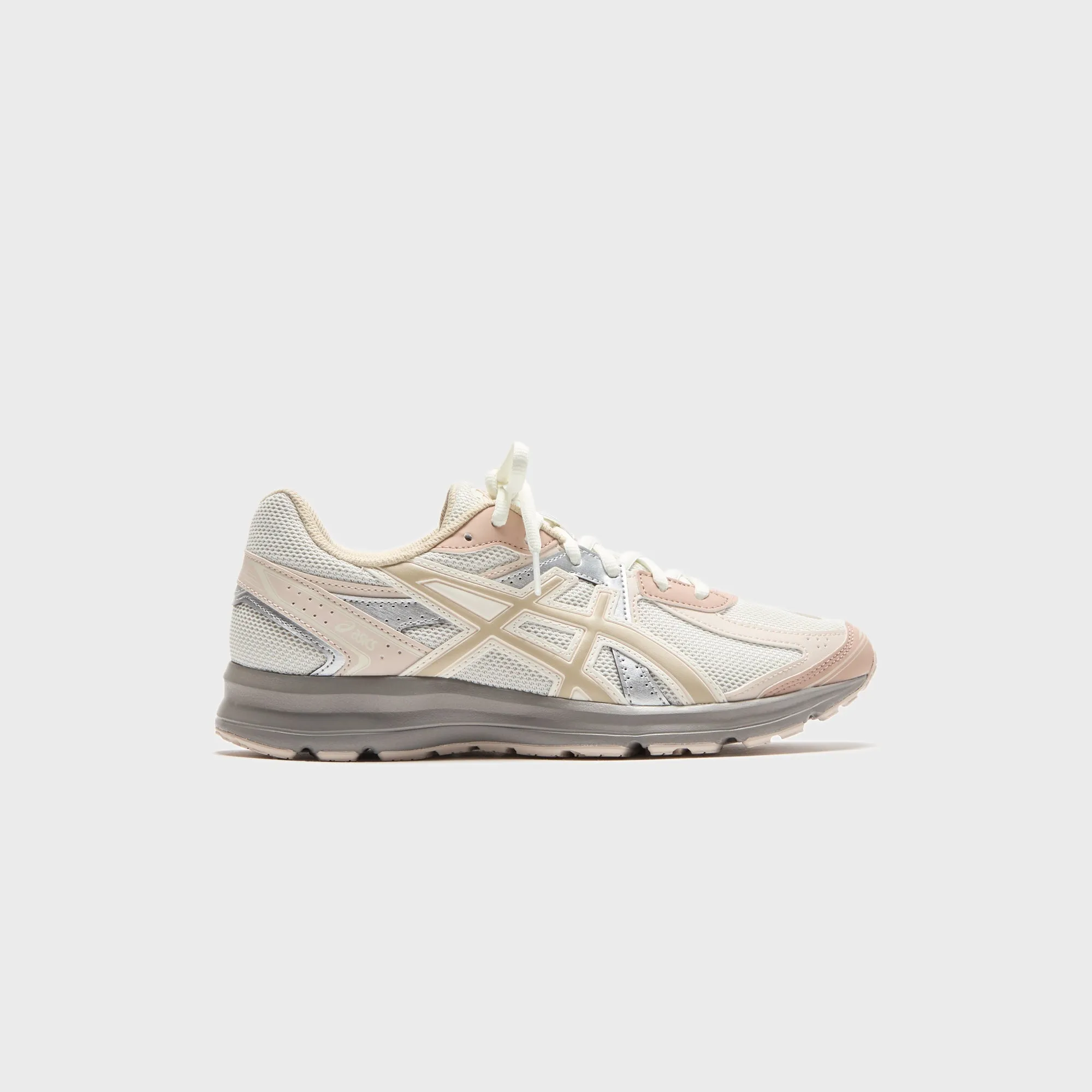 Asics Jog 100S - Cream / Feather Grey Soft Collar Fabric Mesh