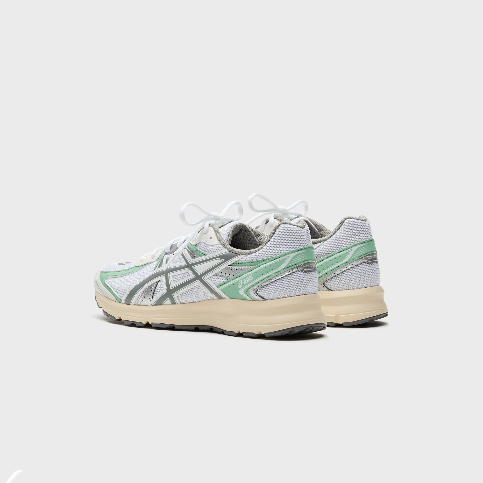 Hit Your Next Level Asics Jog 100S - White / Clay Grey