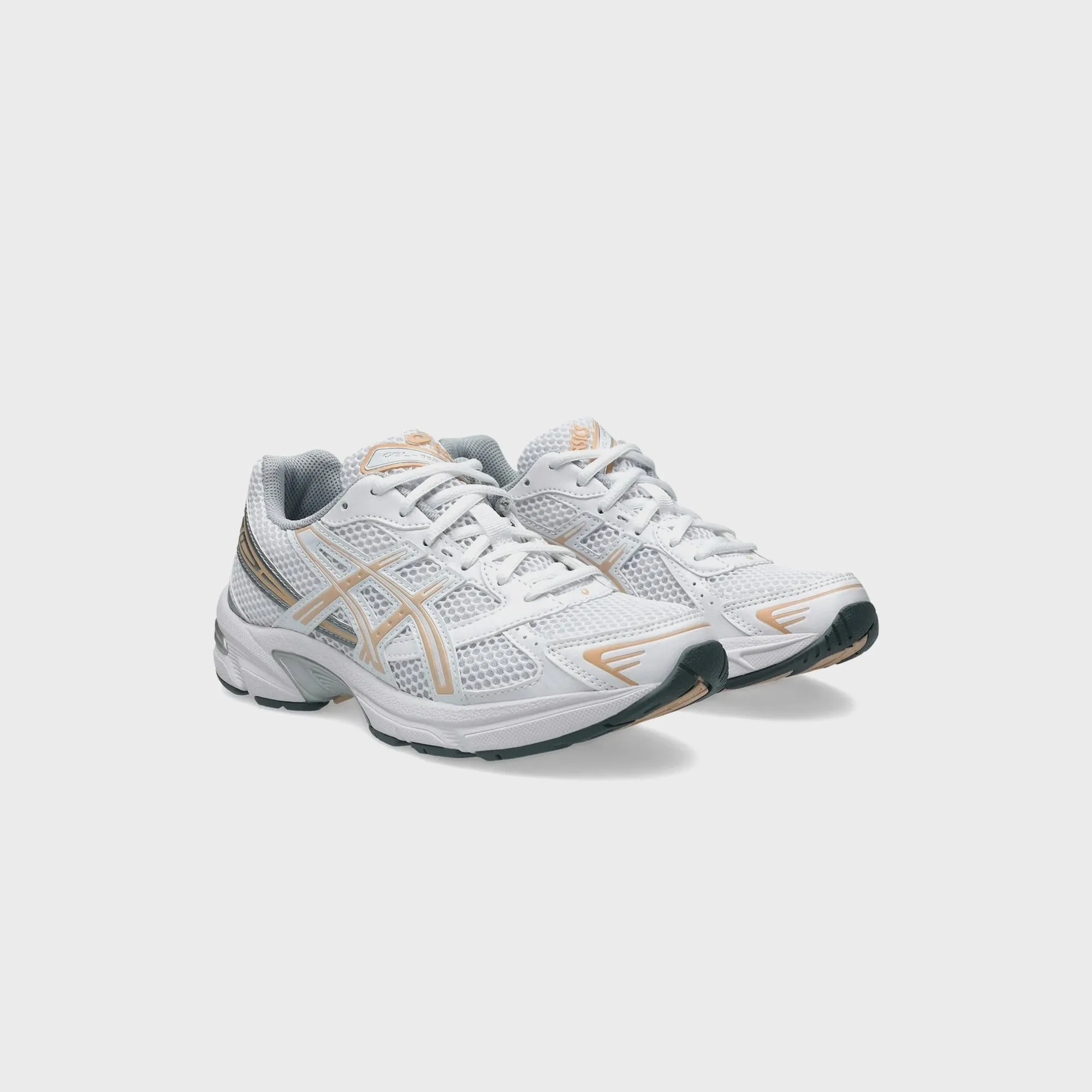 Anti Bacterial Material Slip Resistant Shoes With Washable Asics Wmns Gel-1130 - White / Bisque
