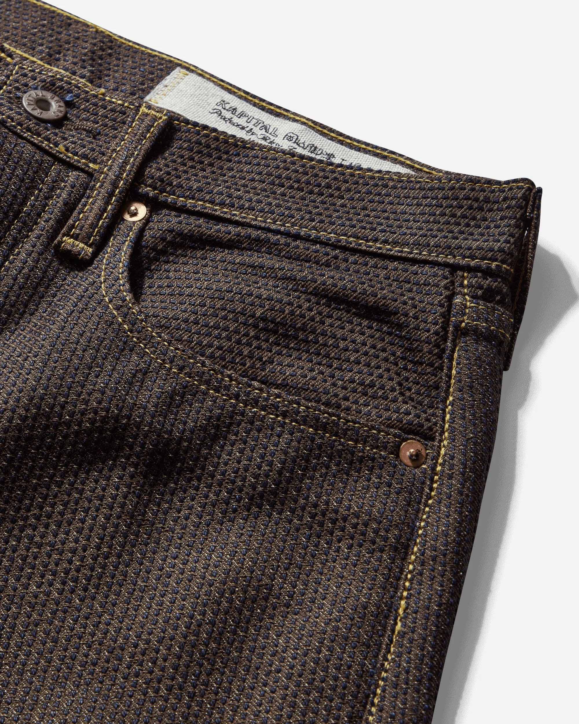 Comfortable In Any Season Men'S Century Denim 5P Monkey Cisco Pants Persimmon / Indigo