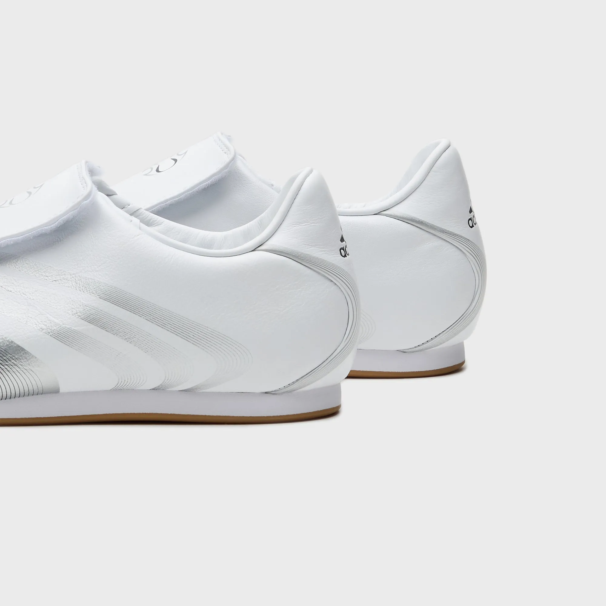 Adidas Wmns Taekwondo F50 - White / Silver Metallic / Iron Metallic Anti Tear System Split-Grain Leather