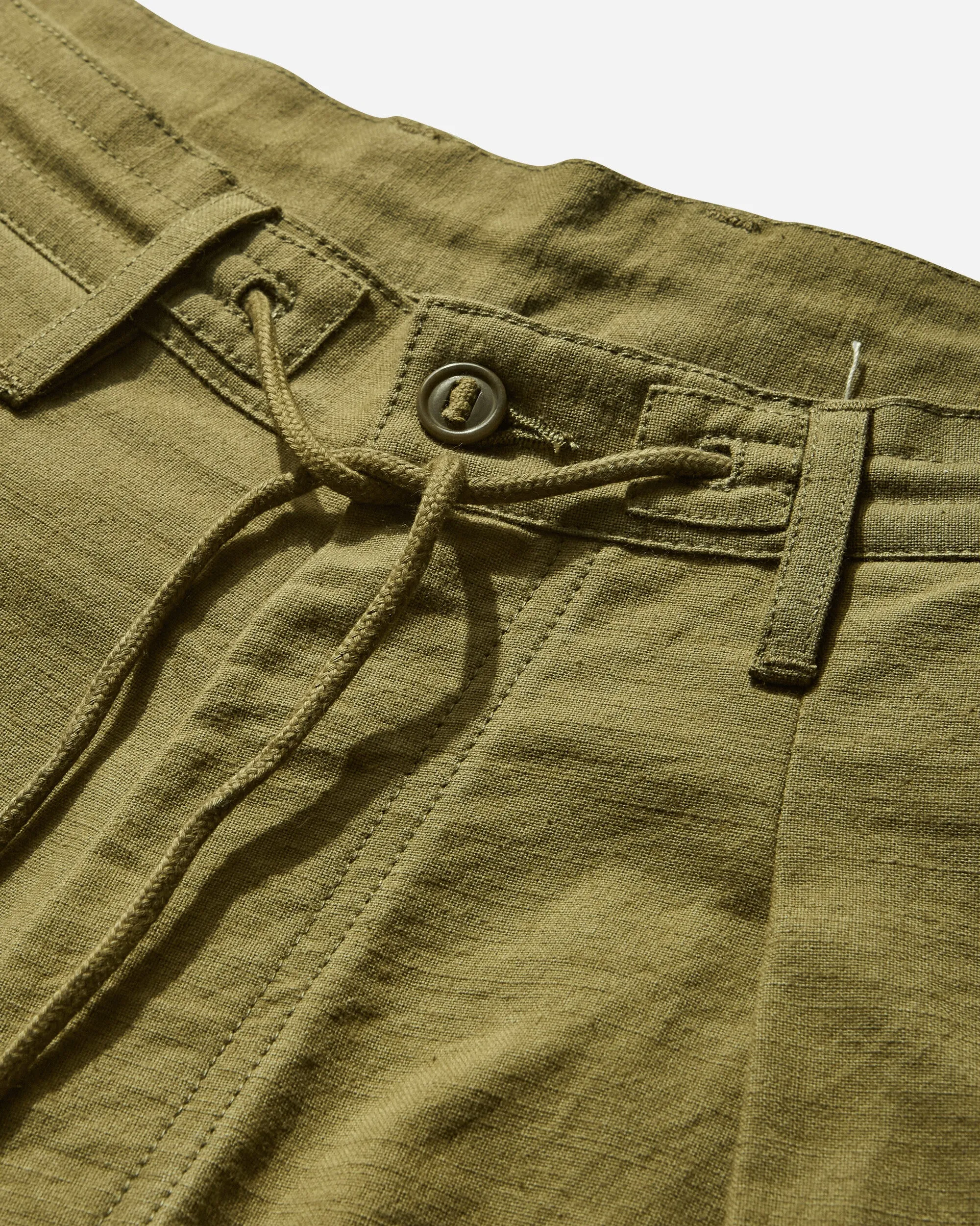 Wrap Leggings Comfortable Hemp Blend Men'S Forager Pants Olive Slub