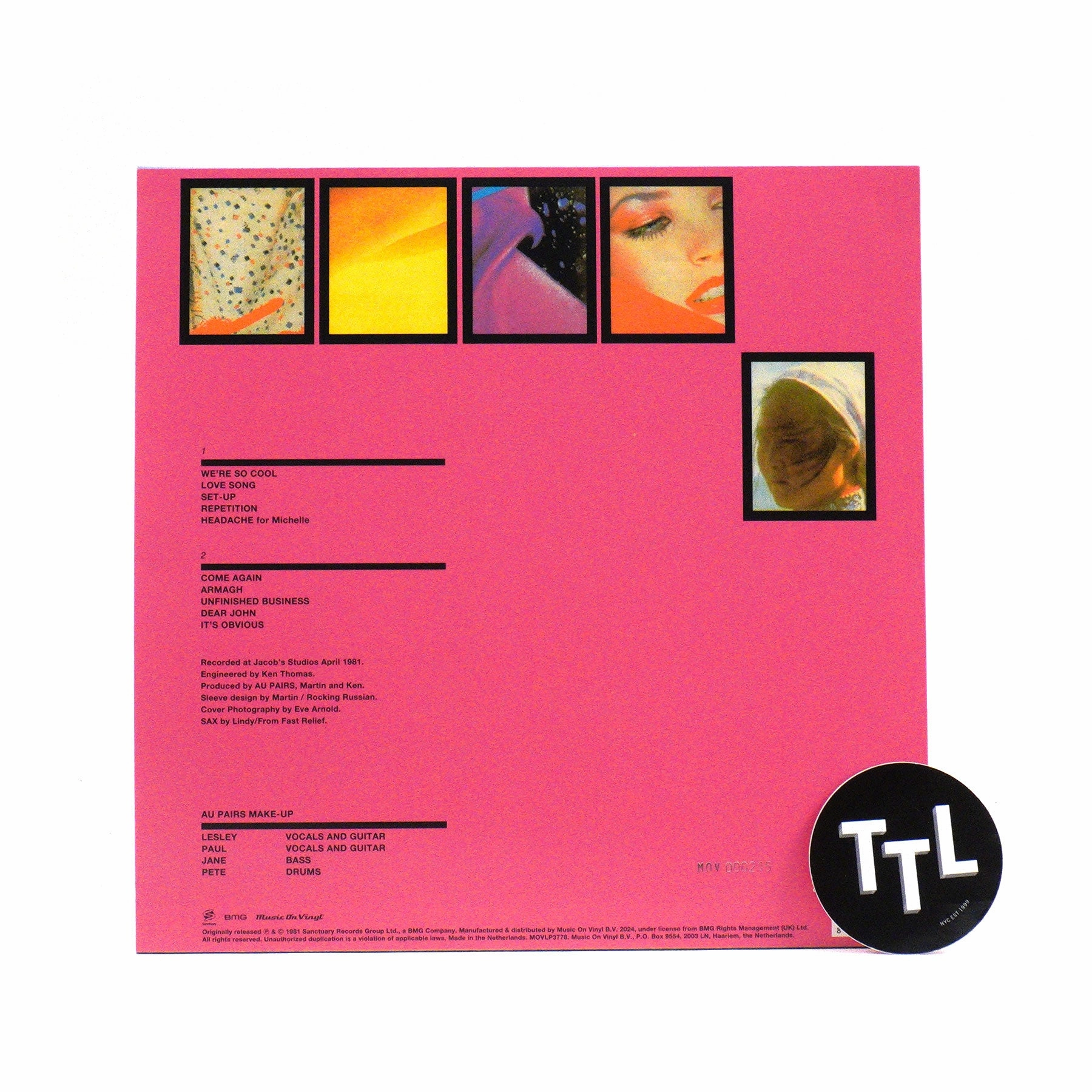 Au Pairs: Playing With A Different Sex (180g, Import, Turquoise Colored Vinyl) Vinyl LP