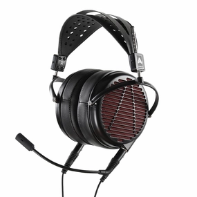Audeze LCD-GX Audiophile Over-Ear Gaming Headset (Red/Black) (Economy Carry Case) hi-fi unbalanced input,hi-fi signal purity,hi-fi acoustic panel