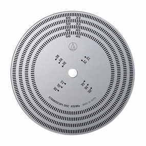 Audio-Technica: AT6180a Stroboscopic Disc for Turntable Speed Check / Cartridge Overhang Tool hi-fi digital music server,hi-fi speaker wall mount,hi-fi amp upgrade