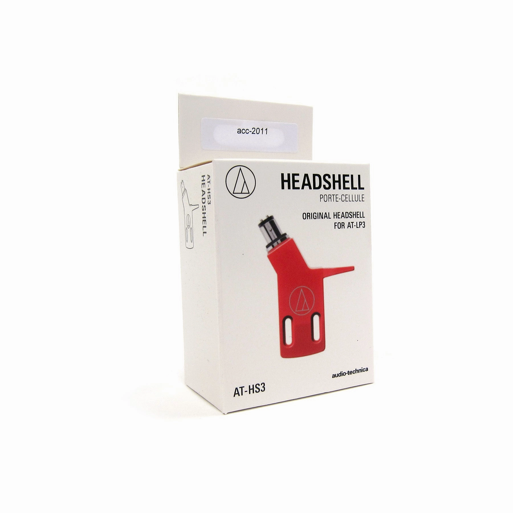 Audio-Technica: AT-HS3 Universal Headshell for Straight-Arm Tonearms - Red