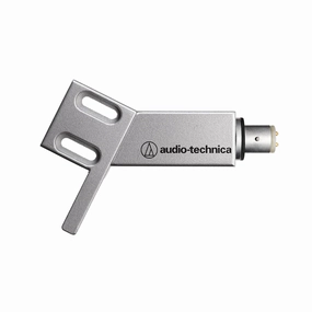 Audio-Technica: AT-HS4SV Universal Headshell for Straight-Arm Tonearms - Silver hi-fi digital music server,hi-fi speaker wall mount,hi-fi amp upgrade