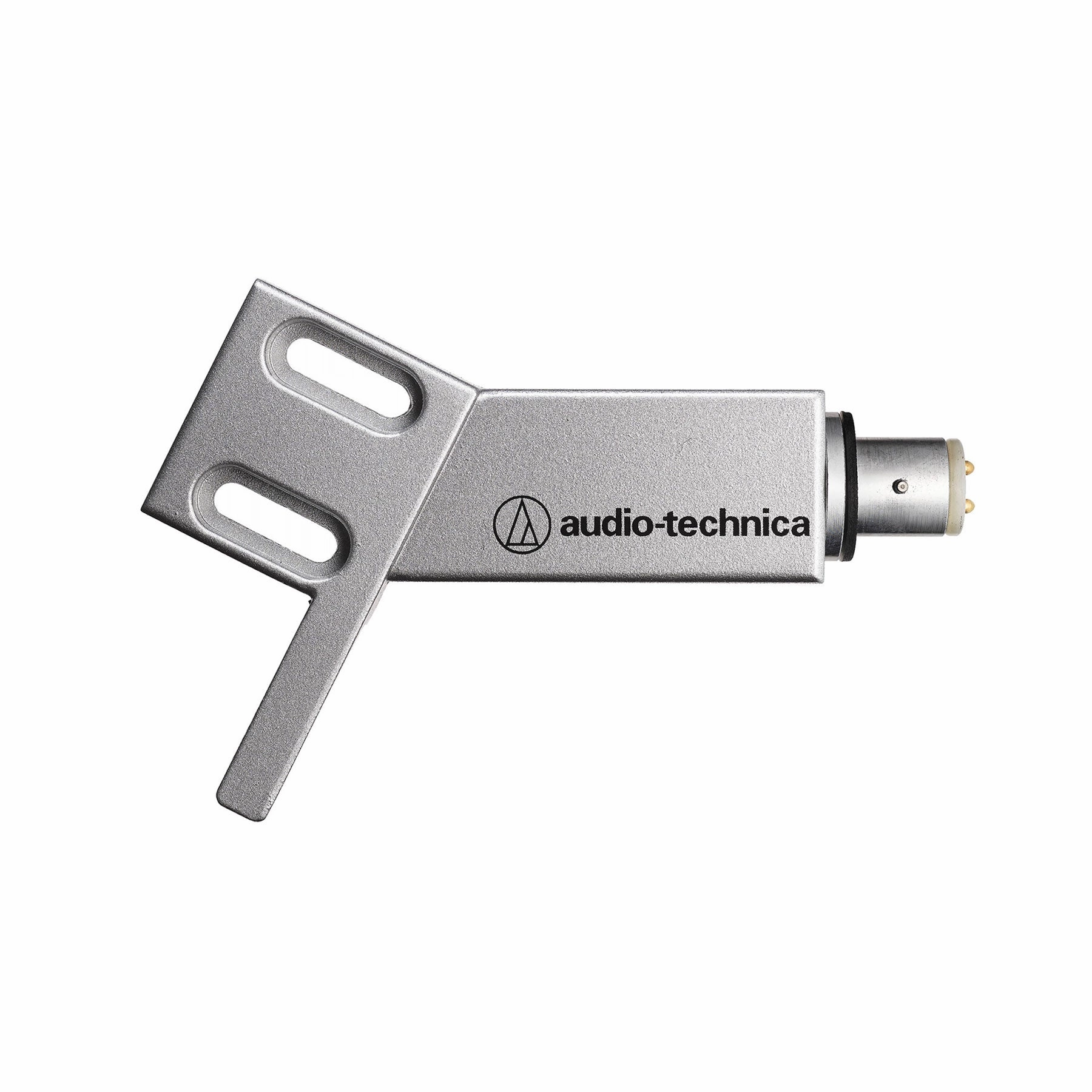 Audio-Technica: AT-HS4SV Universal Headshell for Straight-Arm Tonearms - Silver hi-fi digital music server,hi-fi speaker wall mount,hi-fi amp upgrade